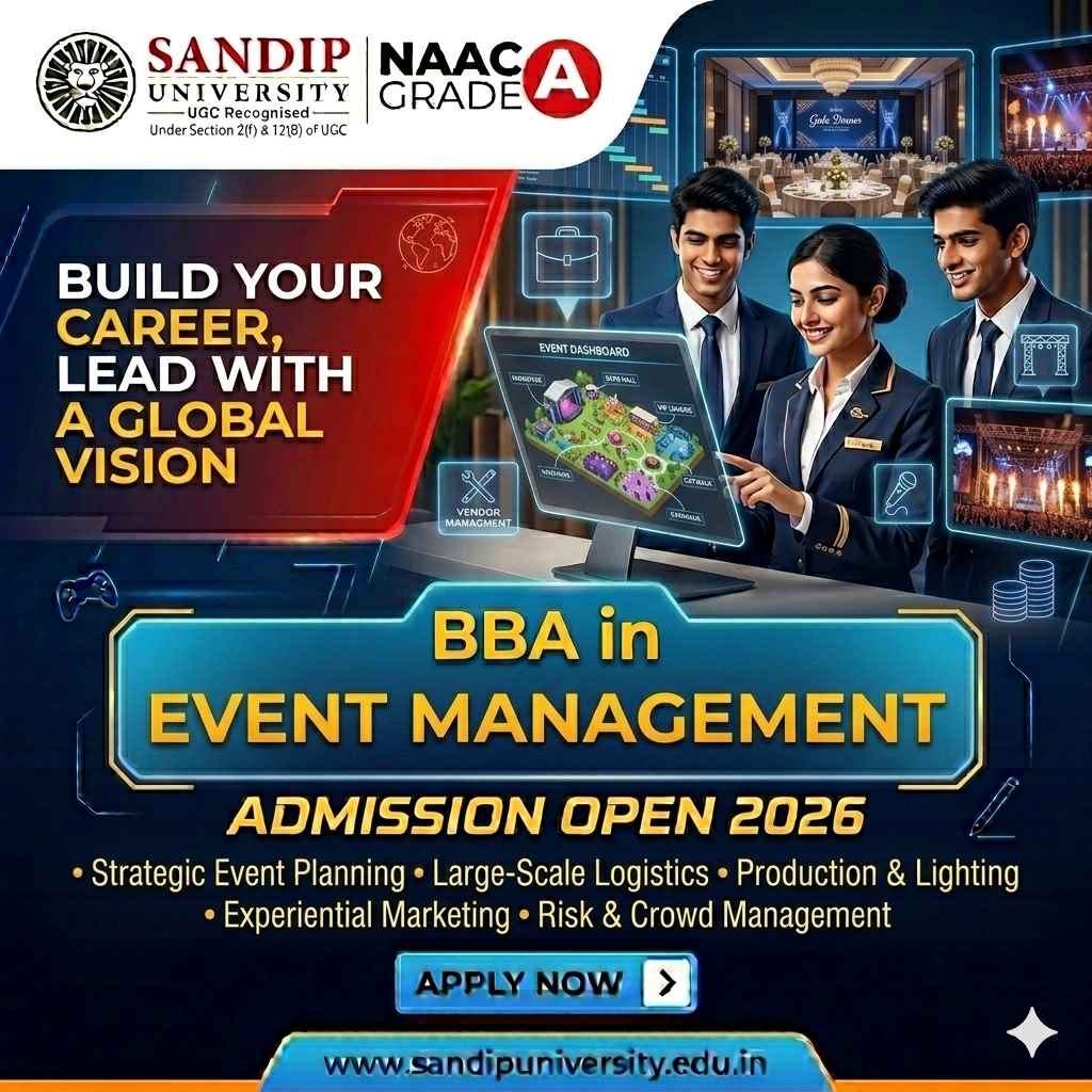 Sandip University Facebook ad: Chat with us