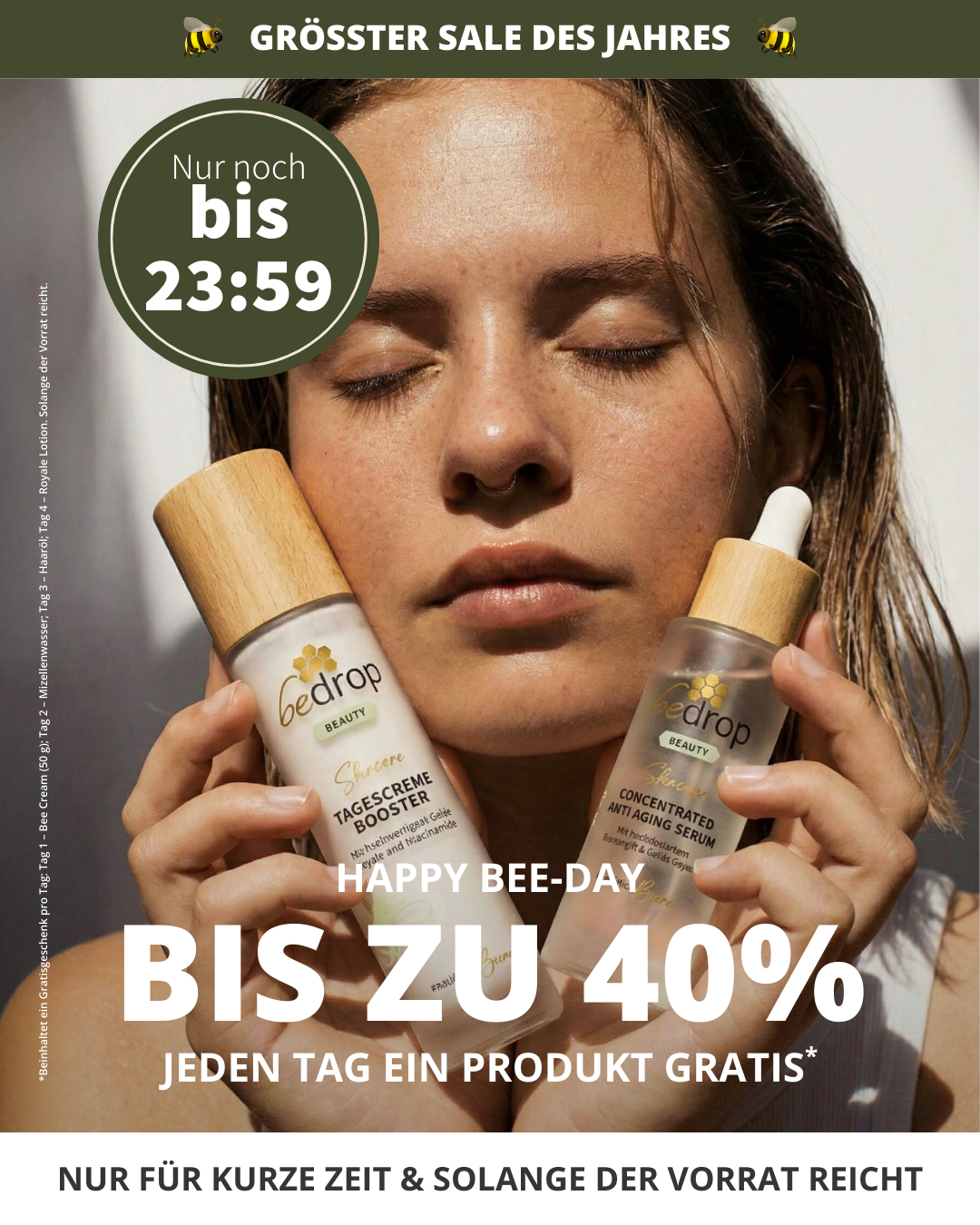 Bedrop #natürlichbiene Facebook ad