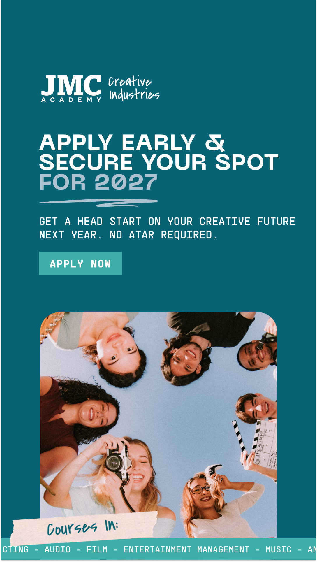 JMC Academy Facebook ad