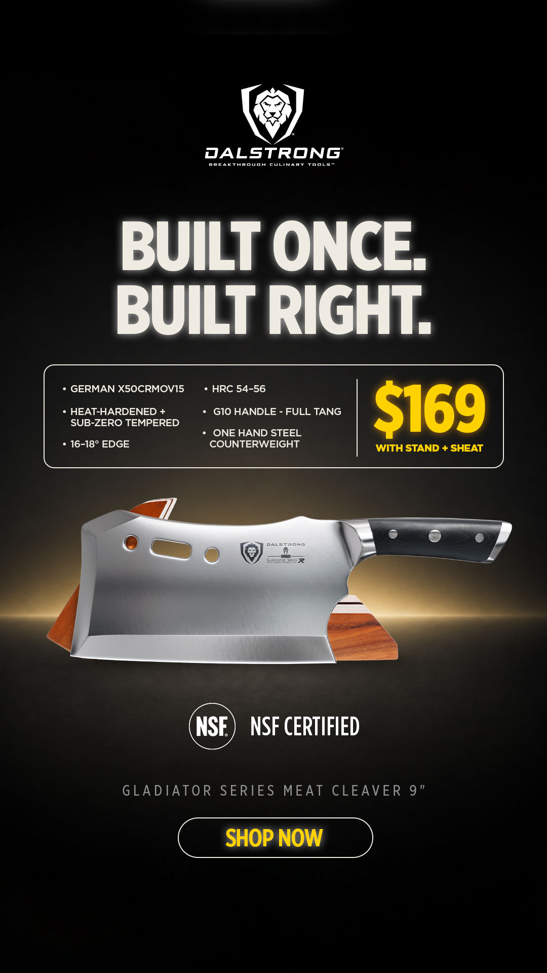 Dalstrong Facebook ad