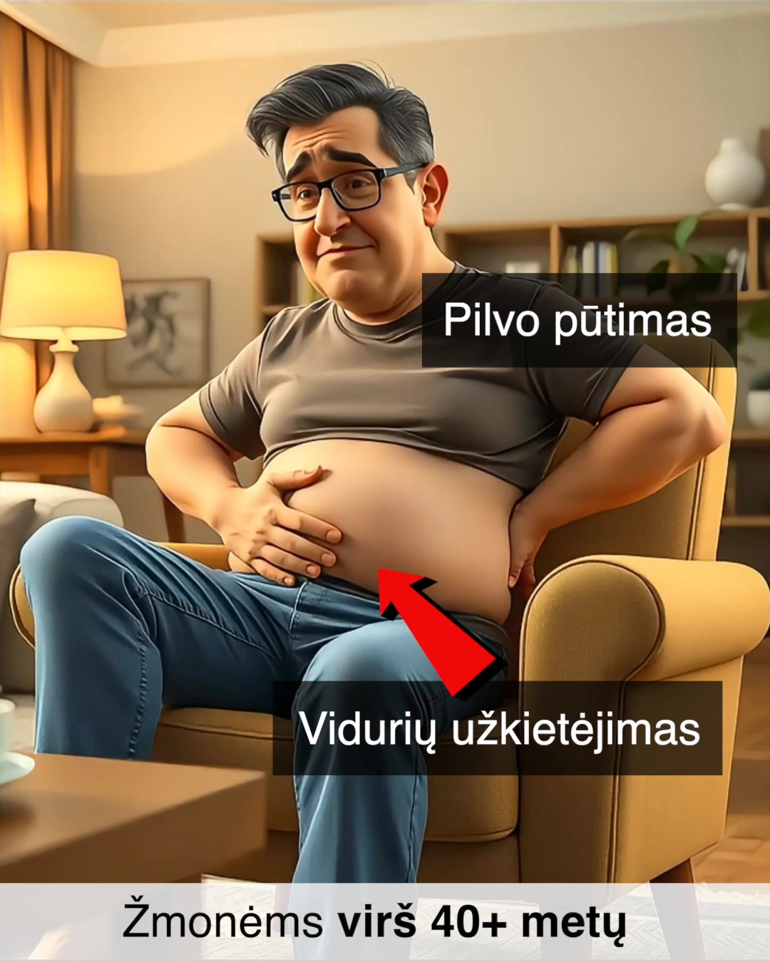 Mūsų sveikatos gerovė Facebook ad: Padėkite žarnynui judėti natūraliai
