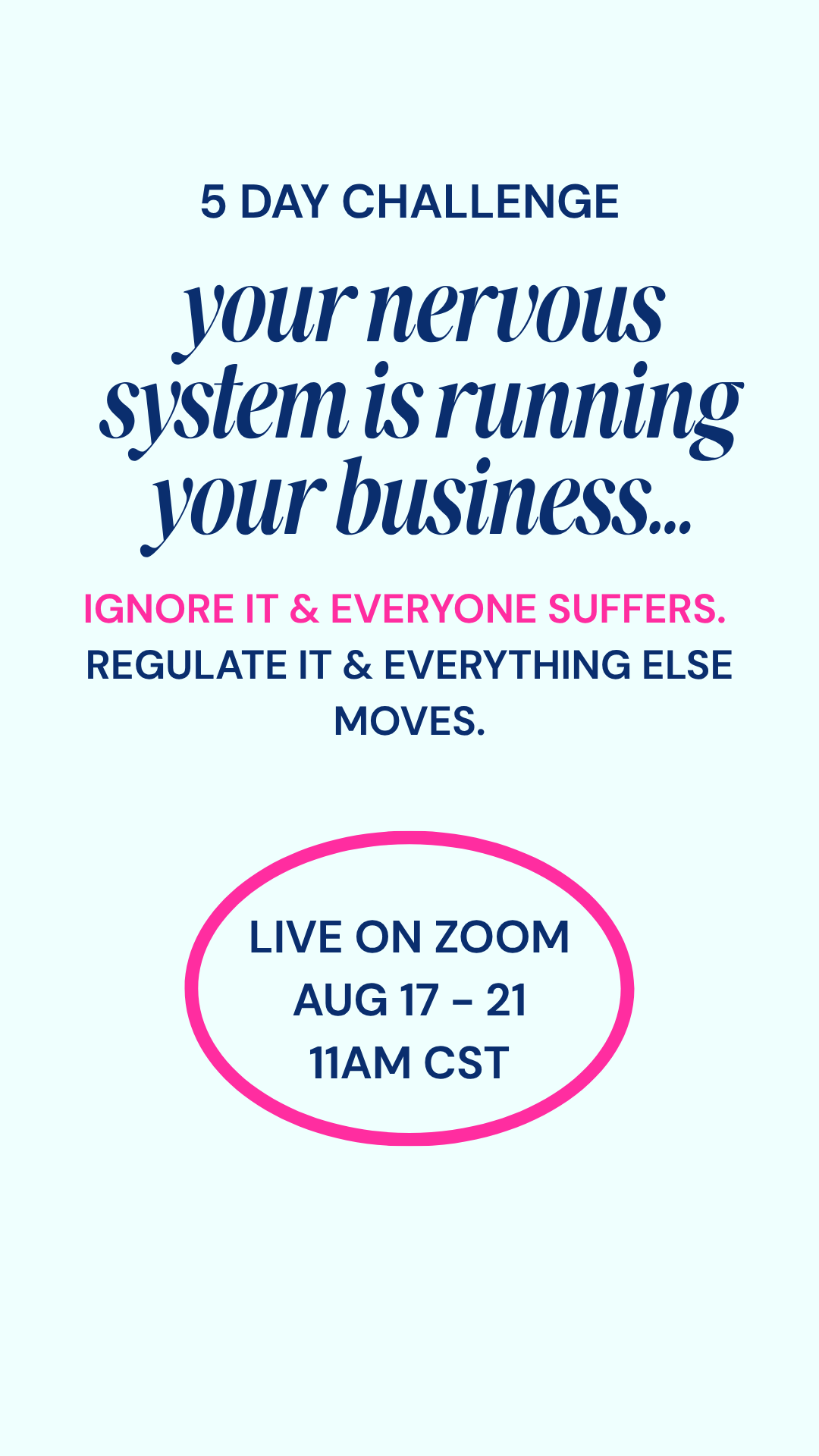 Emily Judice- emilyeatsandchats Facebook ad: Regulate to Elevate 5-Day Challenge | Emily Judice