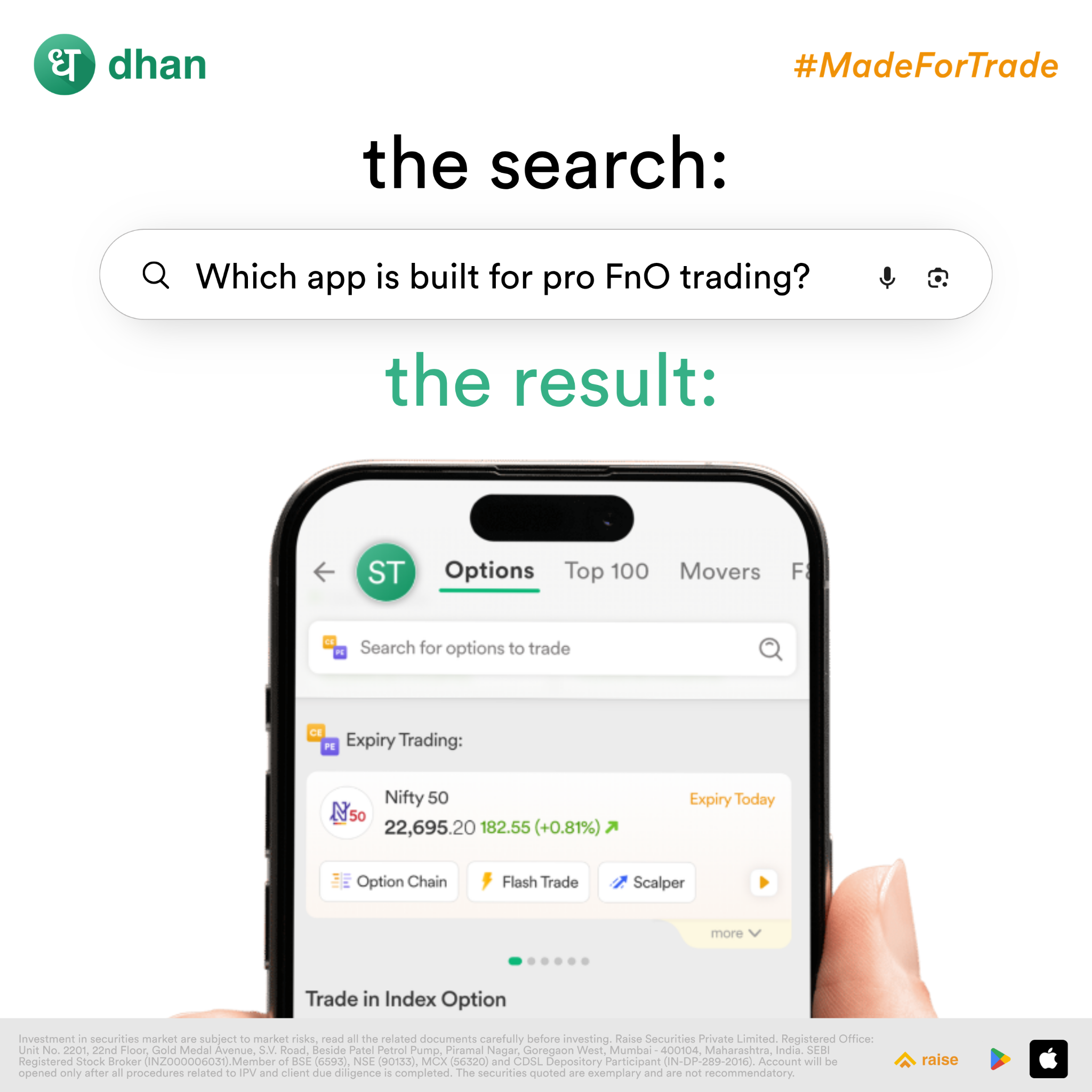 Dhan Facebook ad
