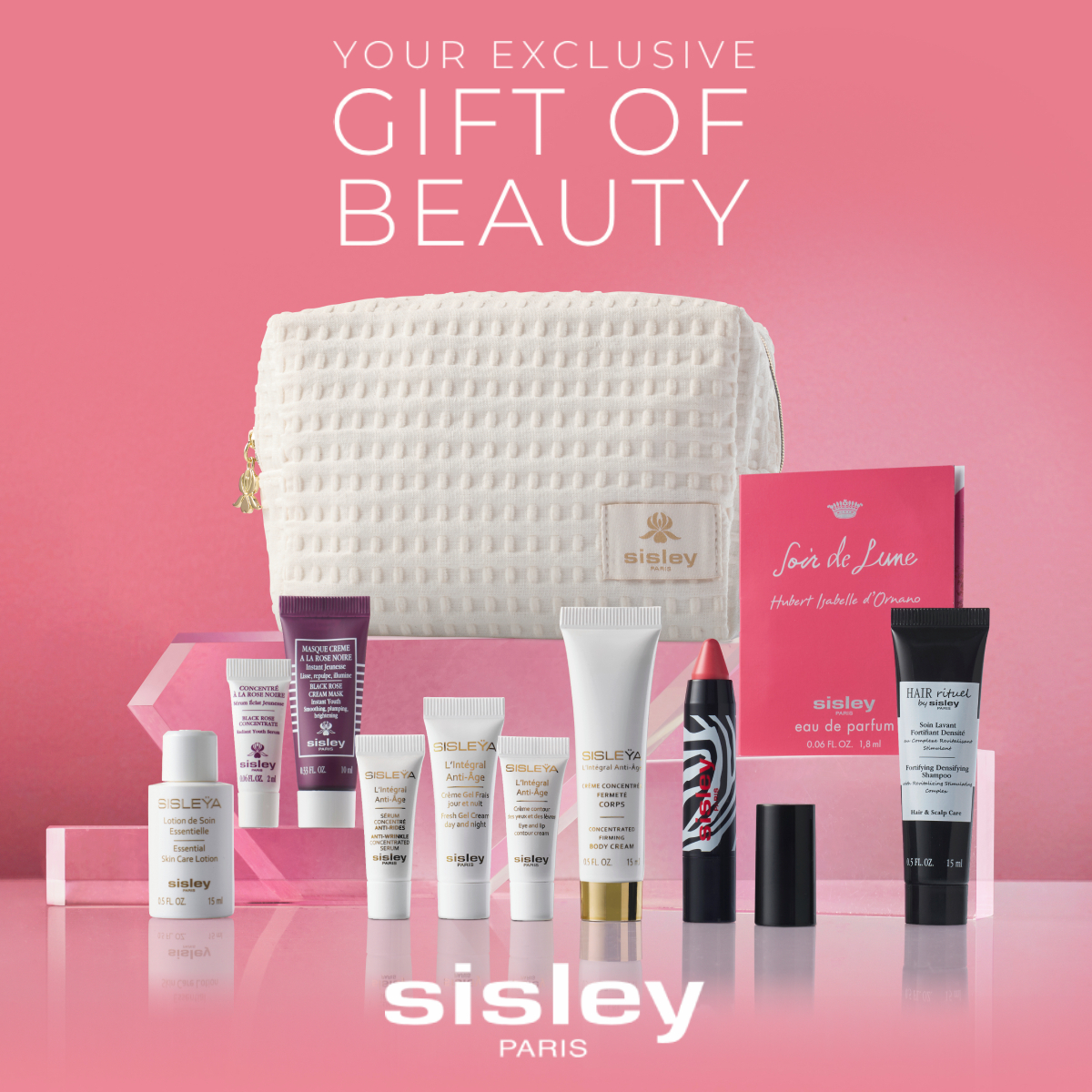 David Jones Facebook ad: Your Exclusive Sisley Gift