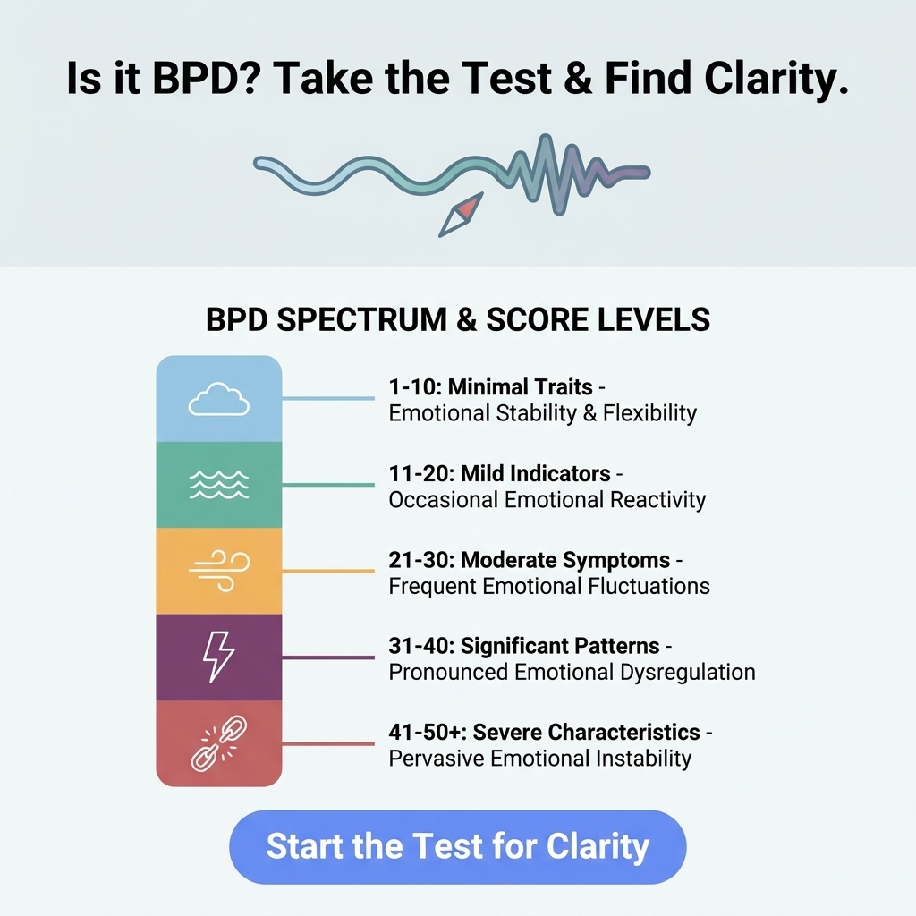Personality Test Online Facebook ad: Understand Your BPD-Related Traits