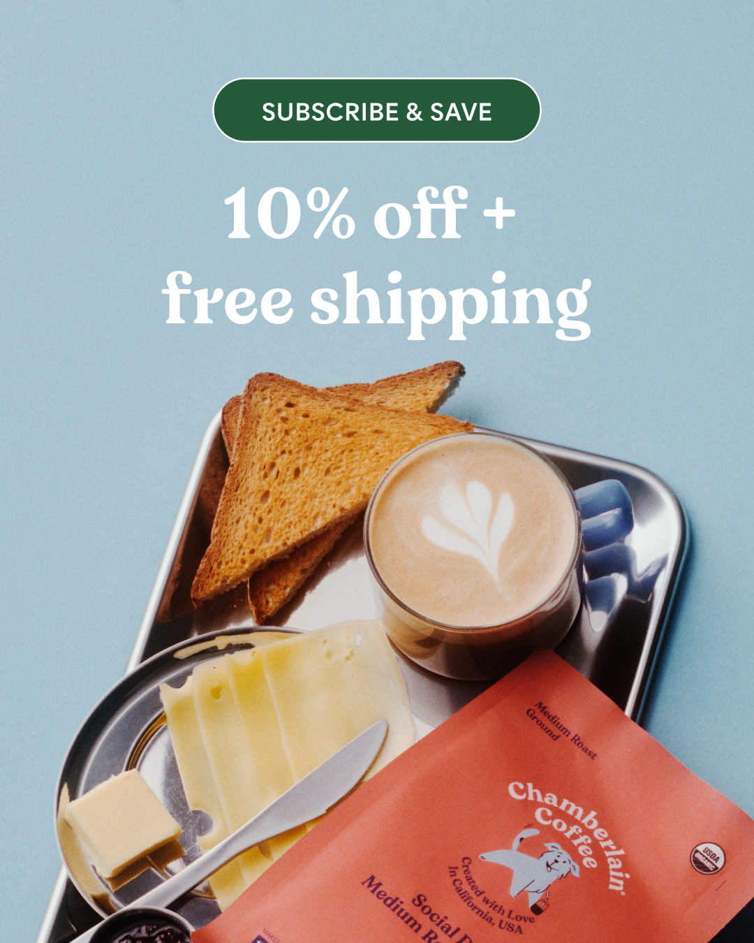 Chamberlain Coffee Facebook ad