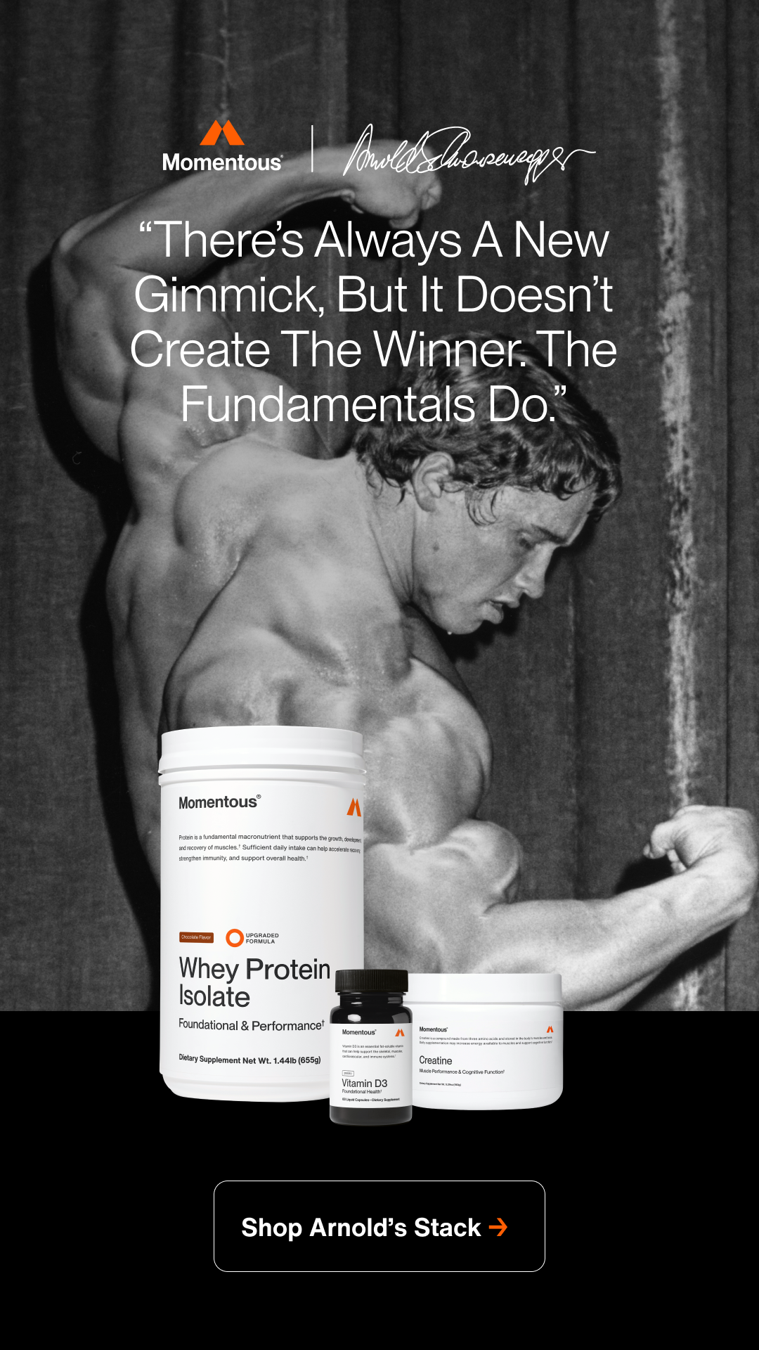 Momentous Facebook ad