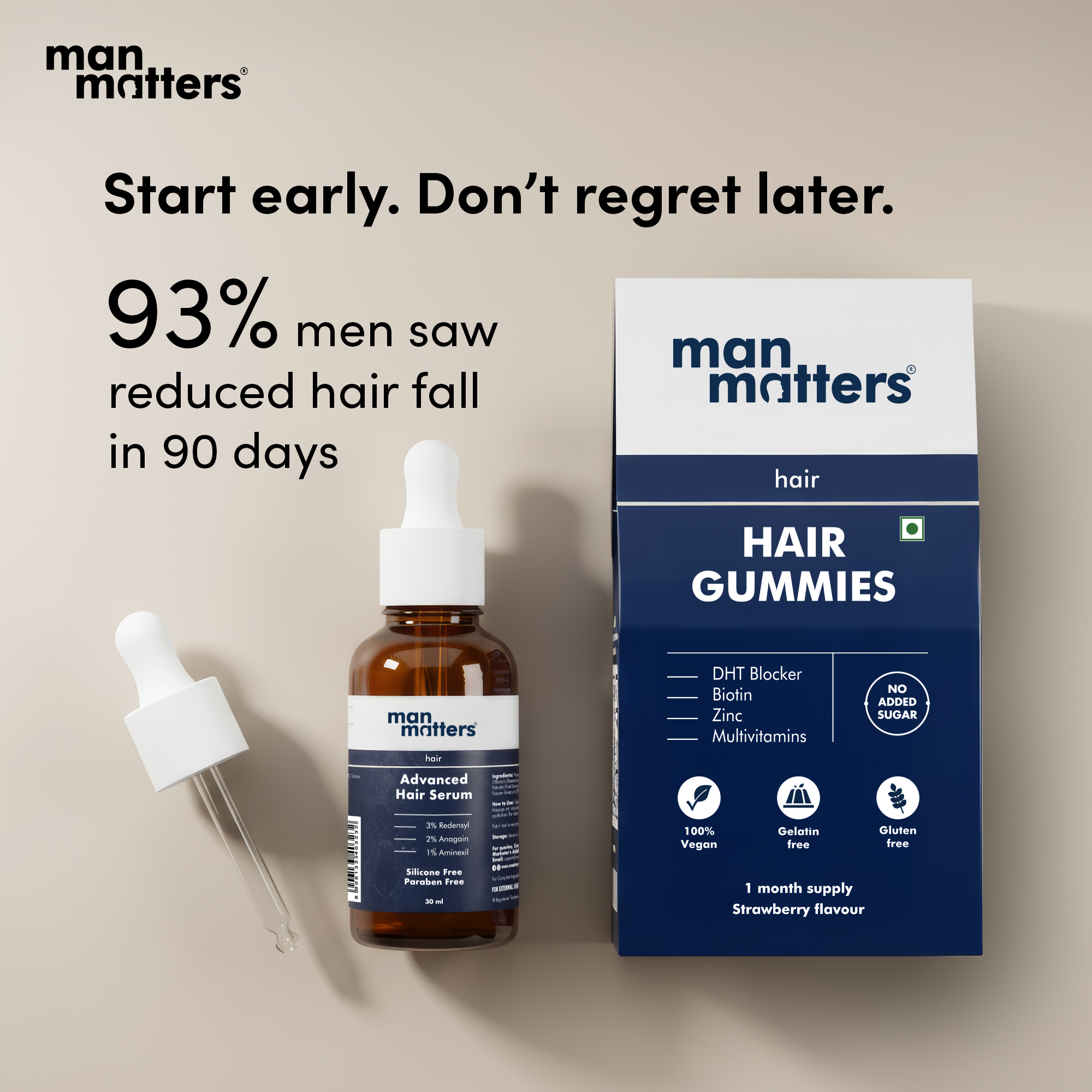 Hair Matters by Man Matters Facebook ad