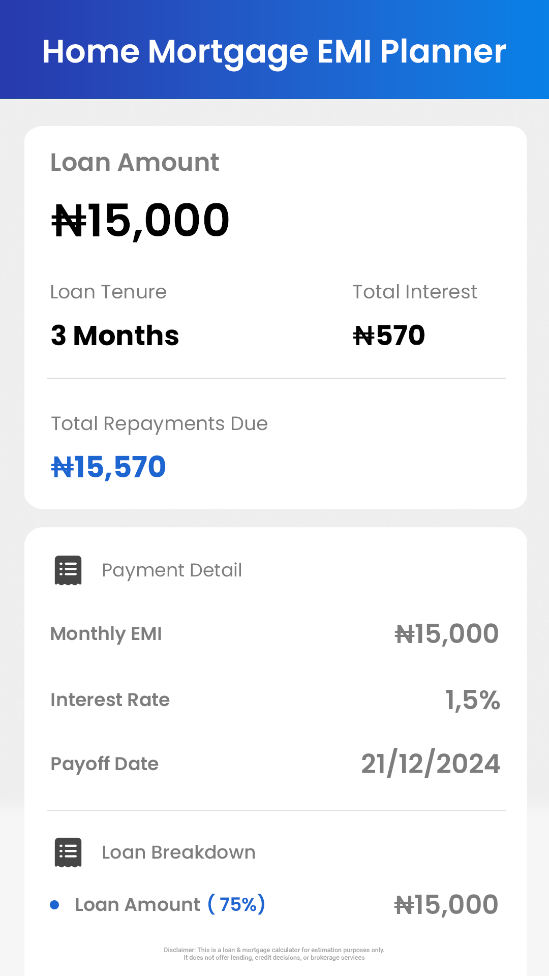 AI Finance Tools Facebook ad: Currency & Finance Calculator