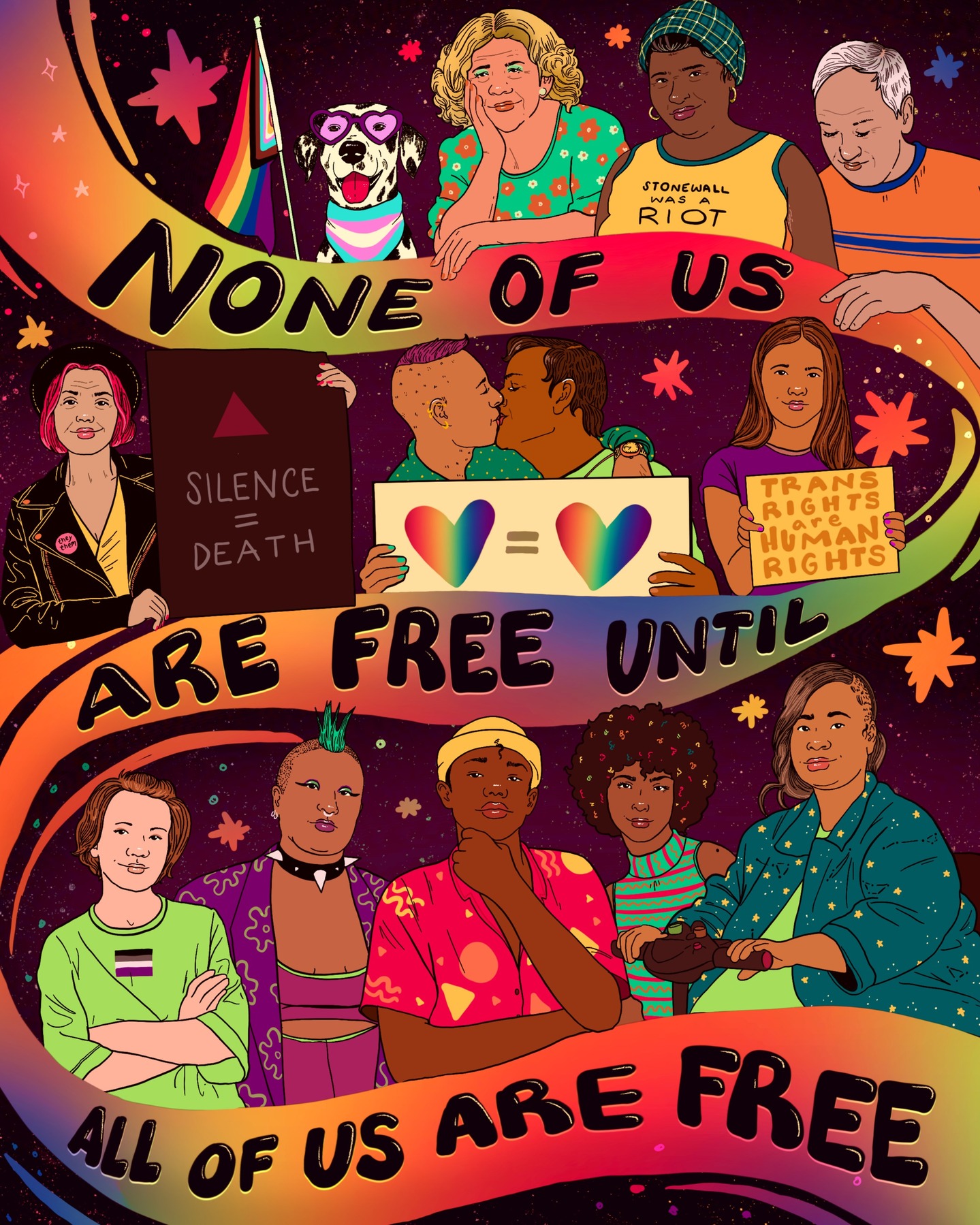 Liberal Jane Illustration Facebook ad