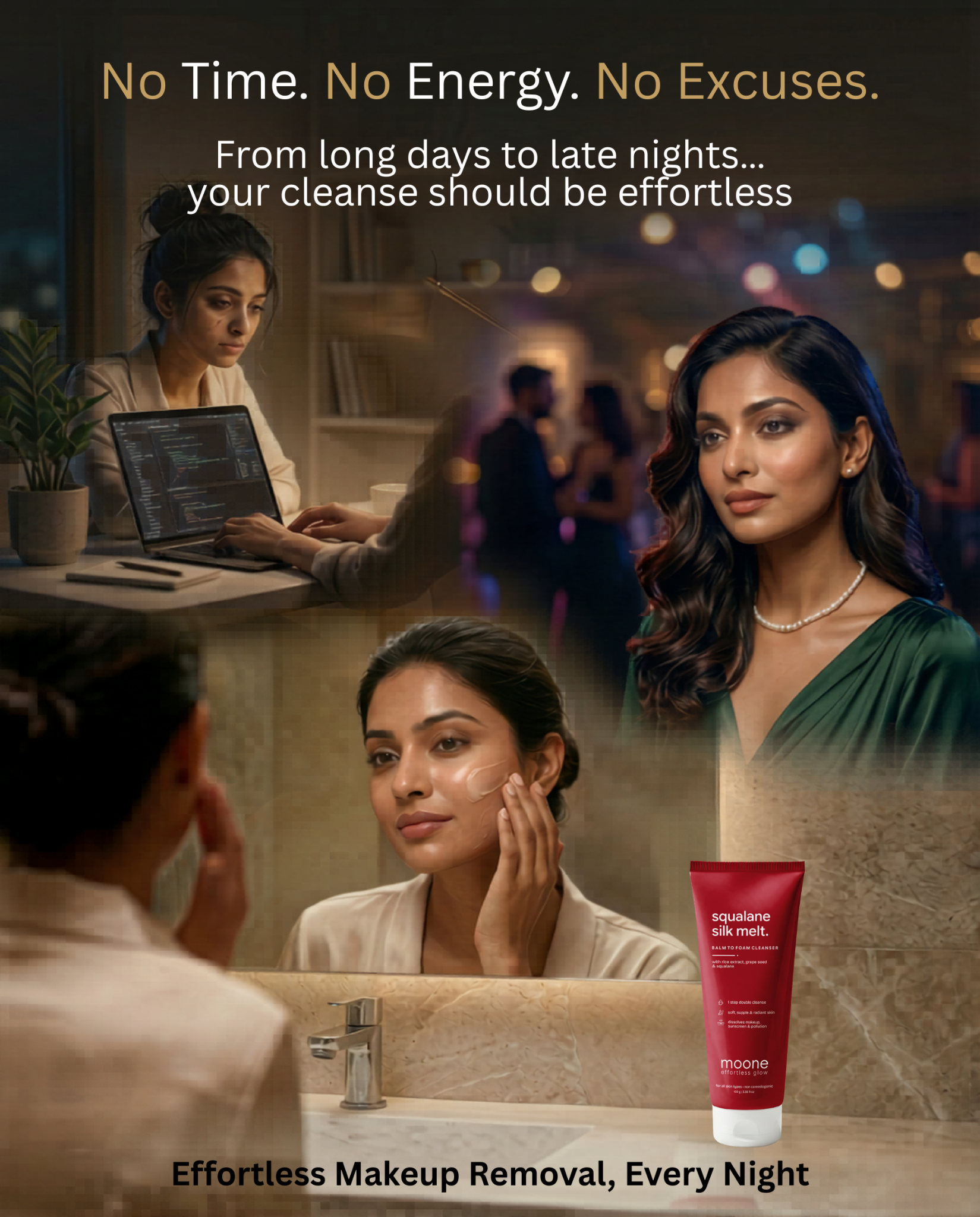 shree._iii Facebook ad: The 1-Step Cleanse for Stubborn Makeup