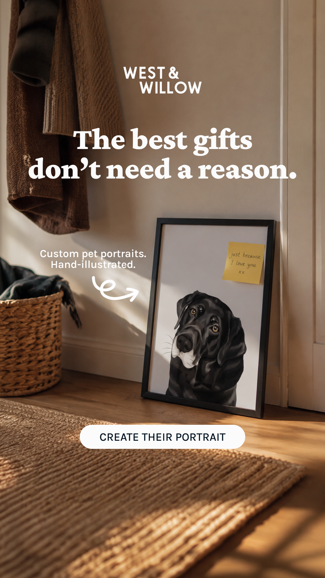 West & Willow Facebook ad