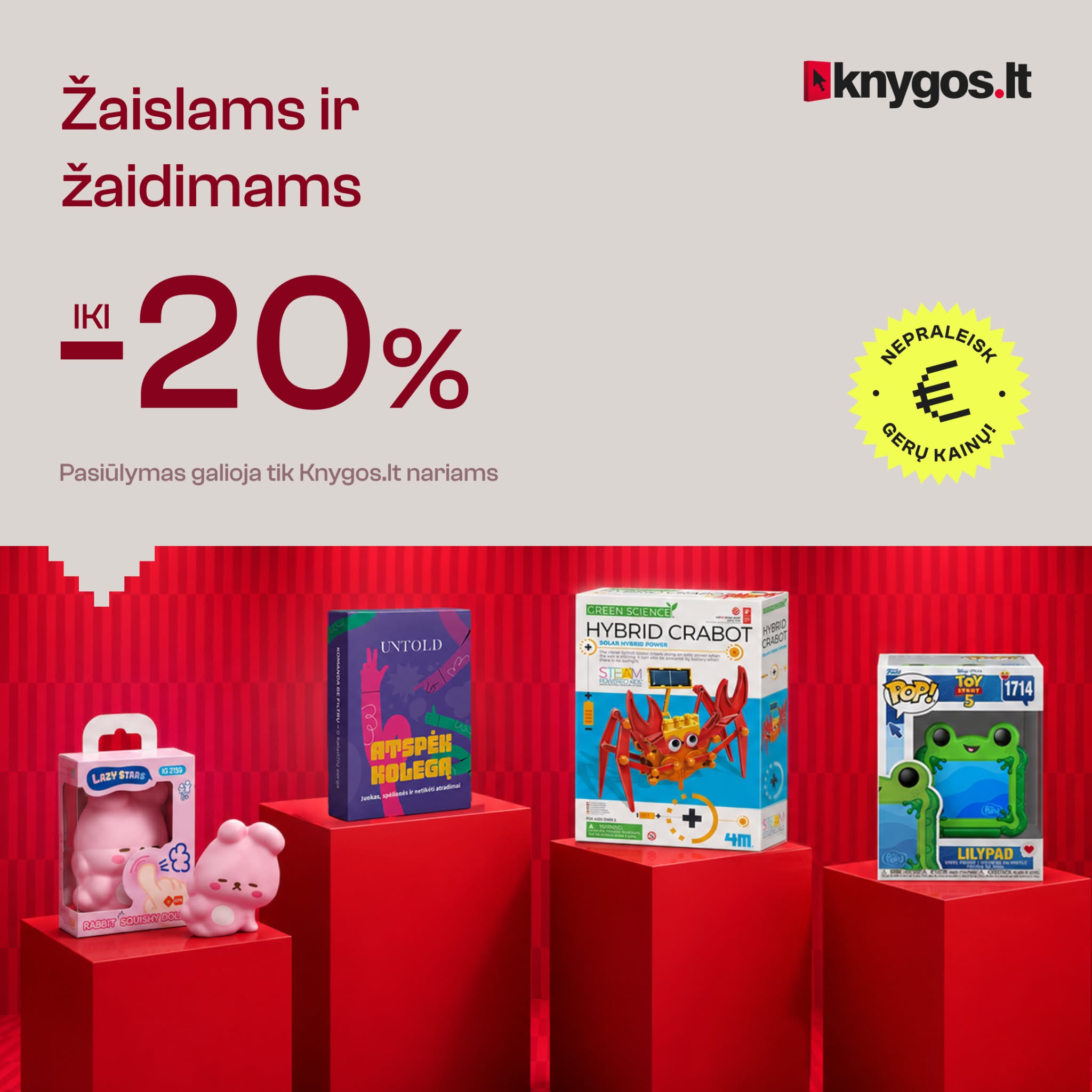 knygos.lt Facebook ad