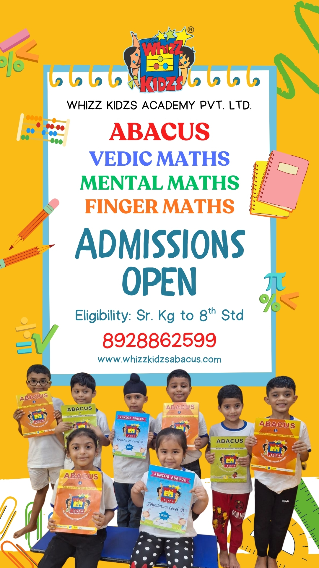 Whizz Kidzs Academy Facebook ad: REGISTER FOR FREE DEMO