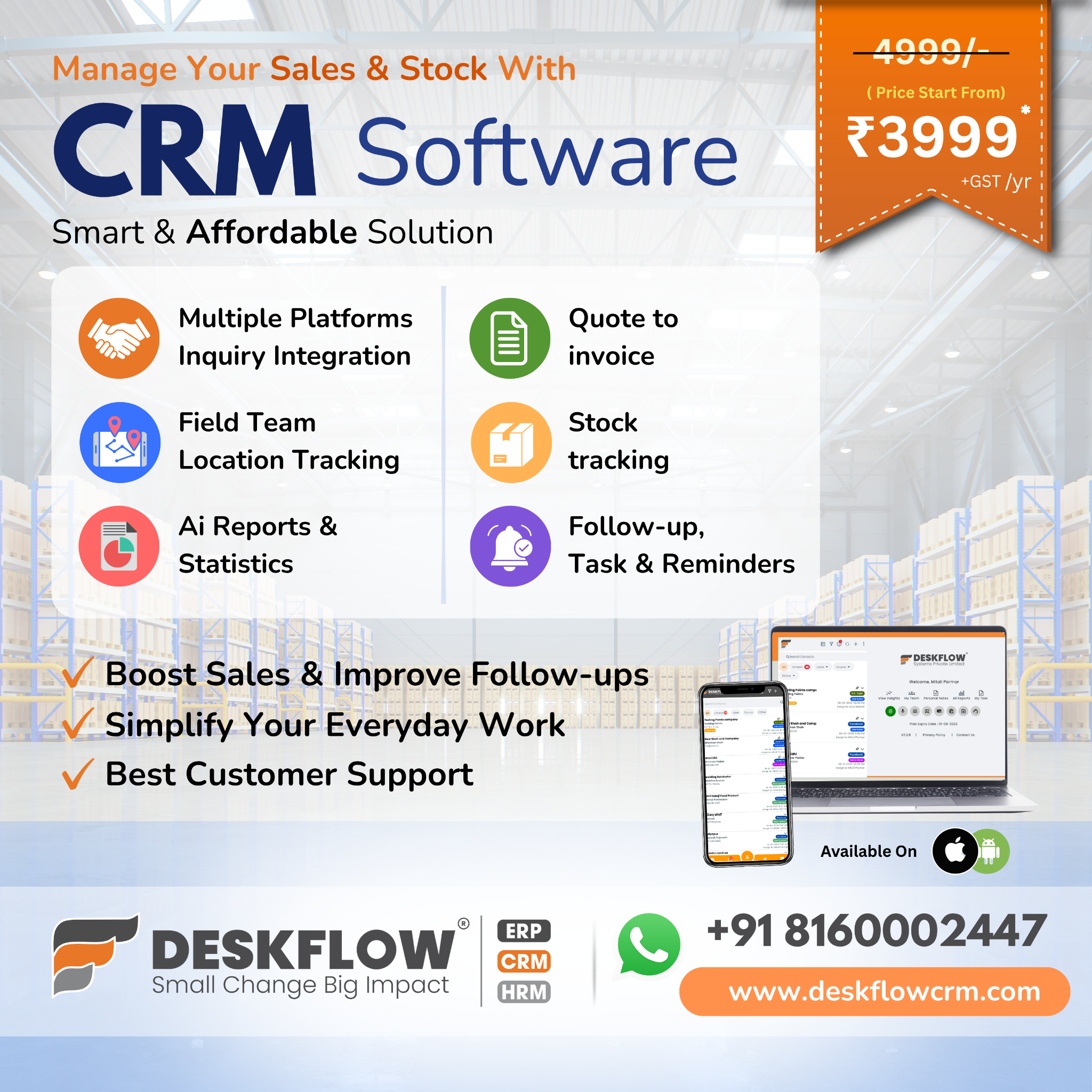 Deskflow Systems Pvt. Ltd. Facebook ad