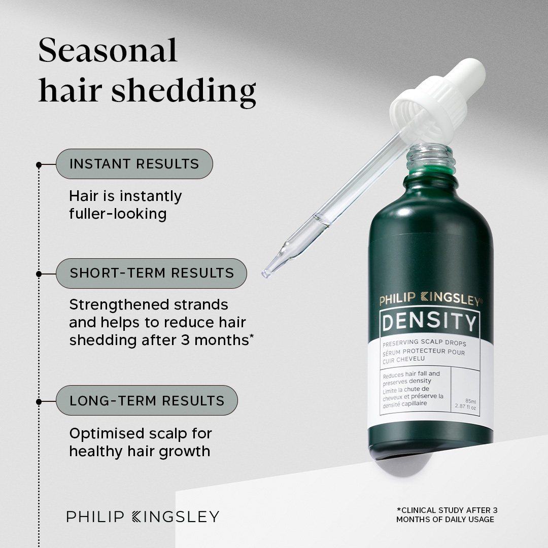 Philip Kingsley Facebook ad: Seasonal Hair Shedding