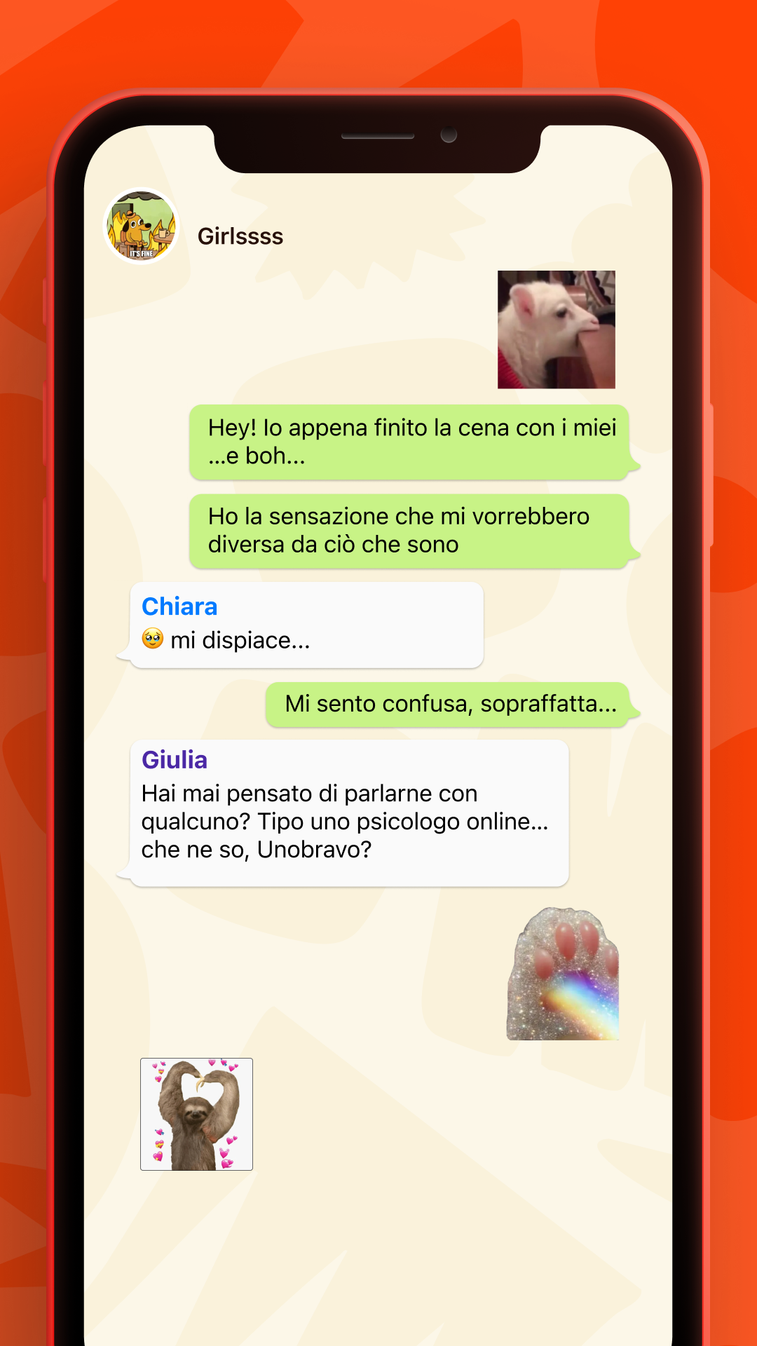 Unobravo Facebook ad