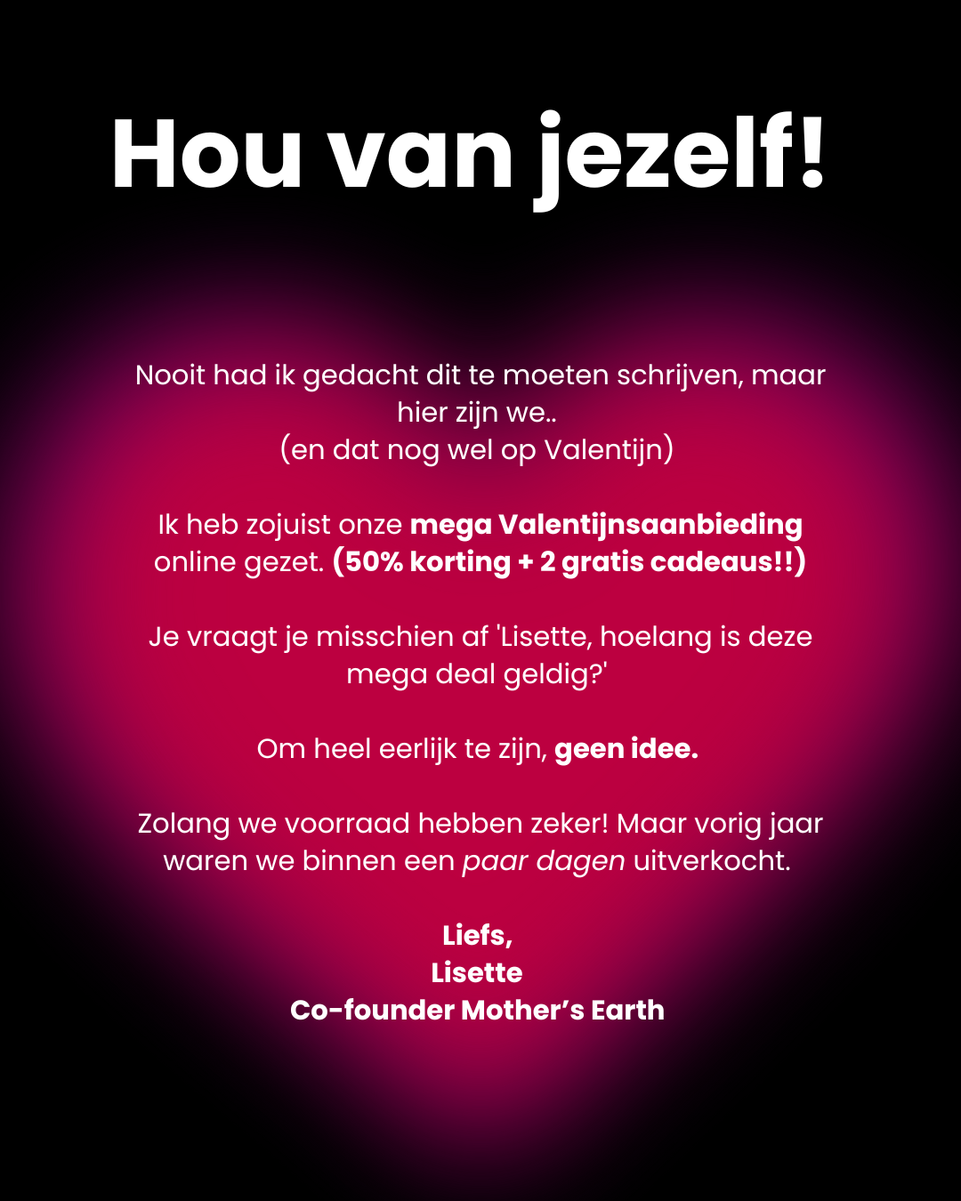Mothers Earth Facebook ad