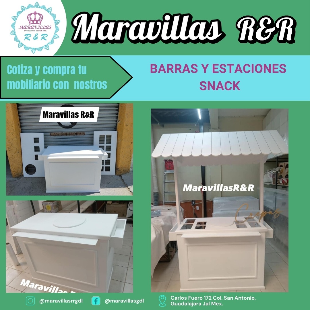 Maravillas R&R & Decoraciones en MDF R&R Facebook ad: ¡Emprende o aumenta tu catálogo de Barras Snack…