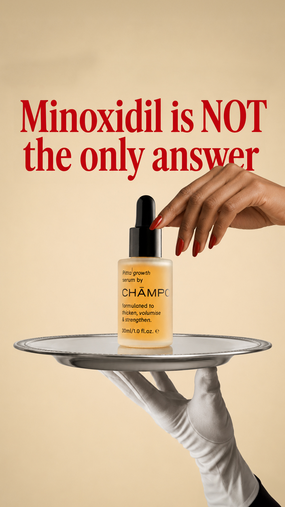 Chāmpo Haircare Facebook ad