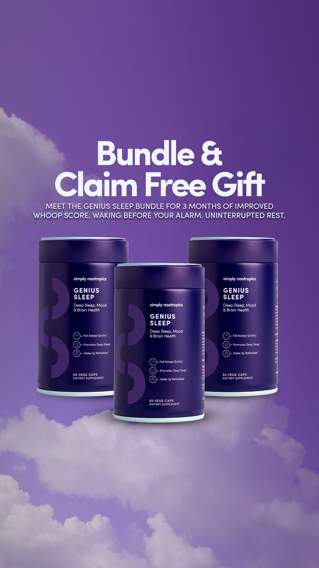 Simply Nootropics Facebook ad