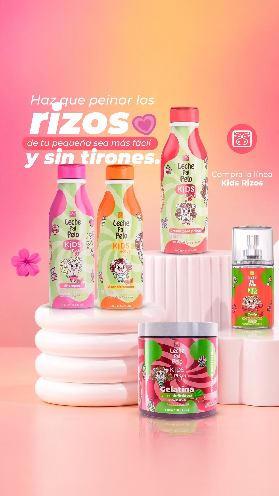 Leche Pal Pelo Facebook ad: Kit Kids Rizos