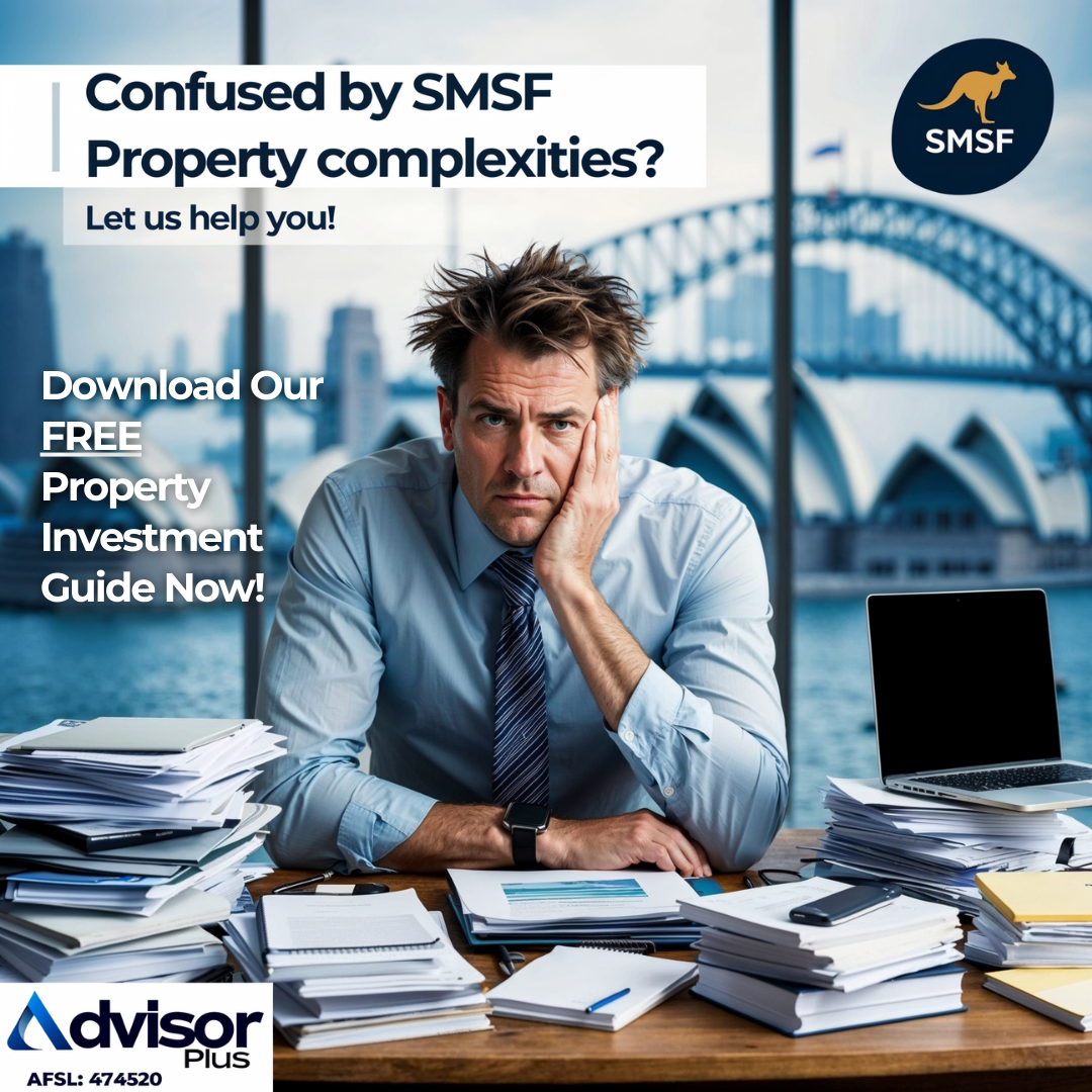 Advisor Plus Facebook ad: Confused by SMSF Property Complexities?