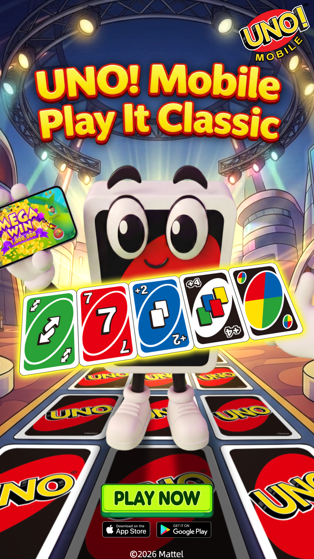 UNO! Mobile Game Facebook ad