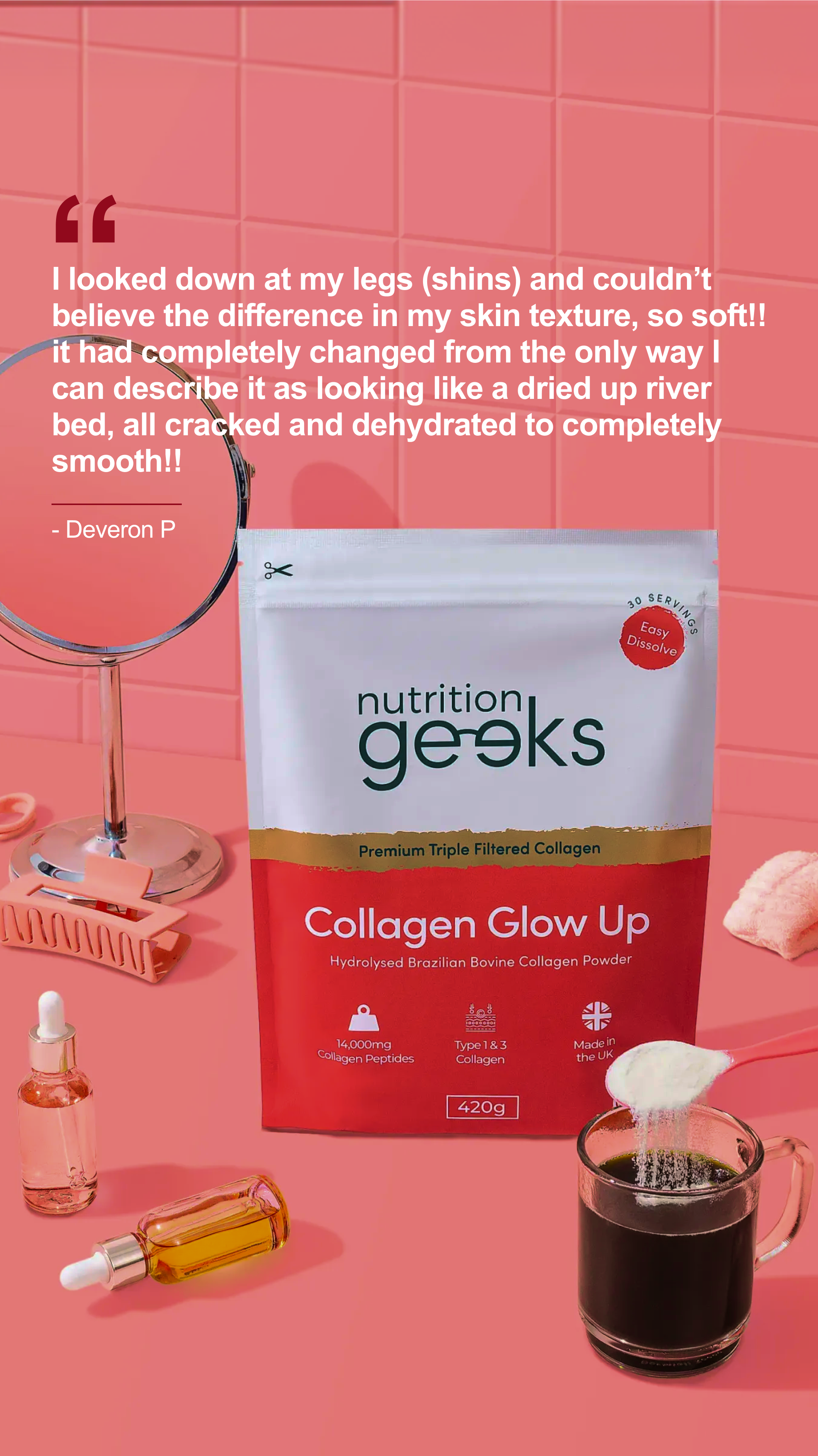 Radiant Over 40 Facebook ad