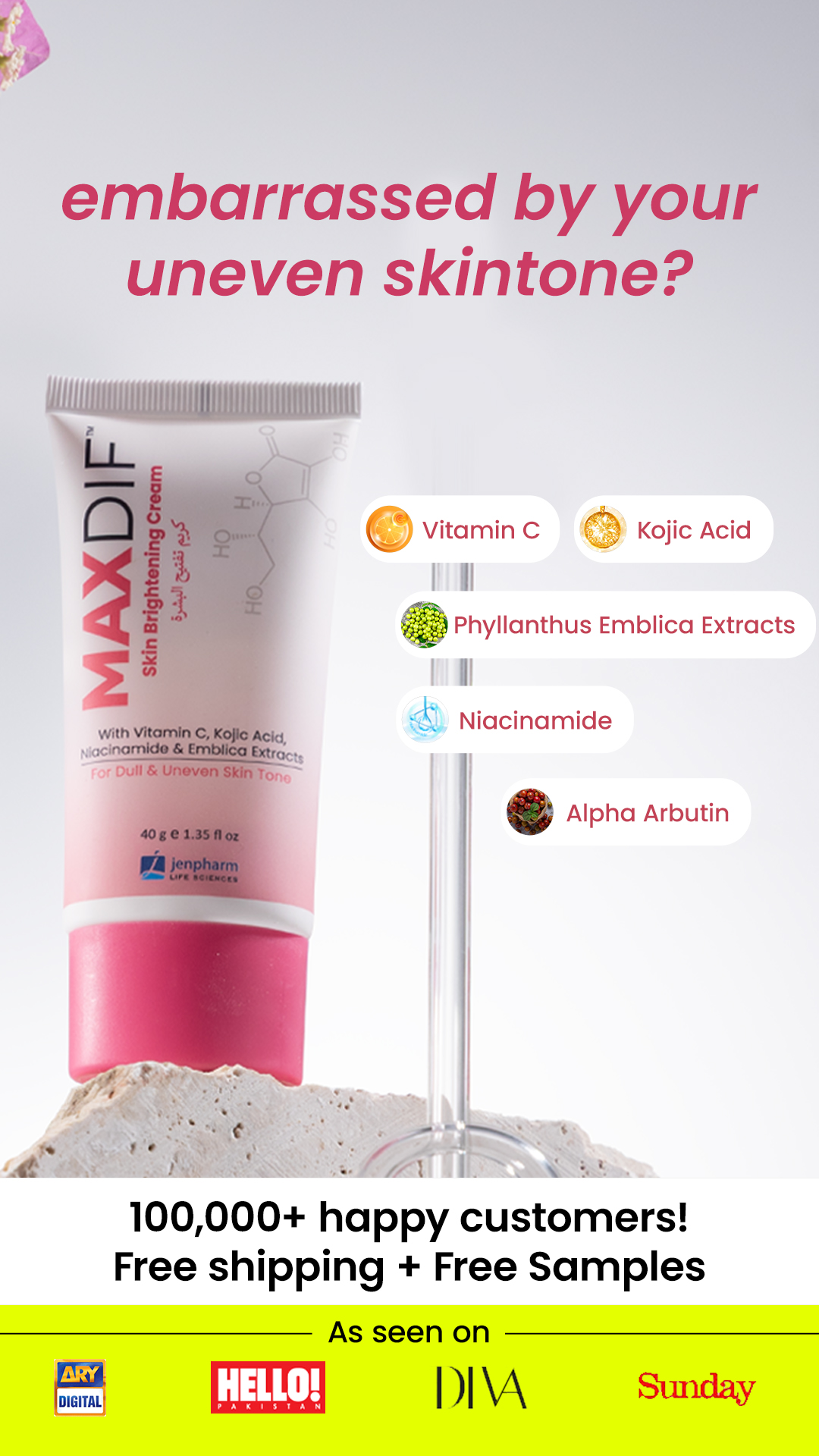 Jenpharm Life Sciences Facebook ad