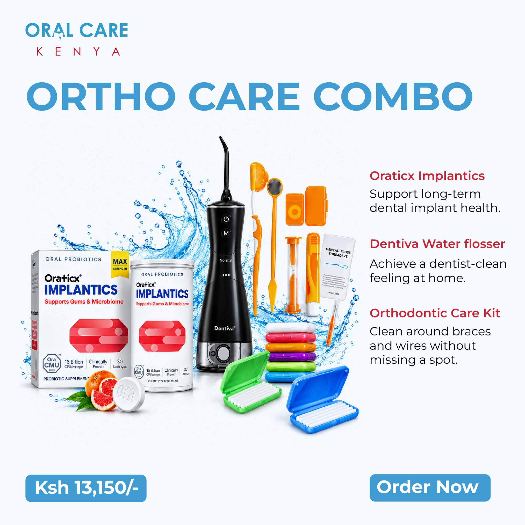 Oral Care Kenya Facebook ad: Choose the right Oral Care Combo to complete…