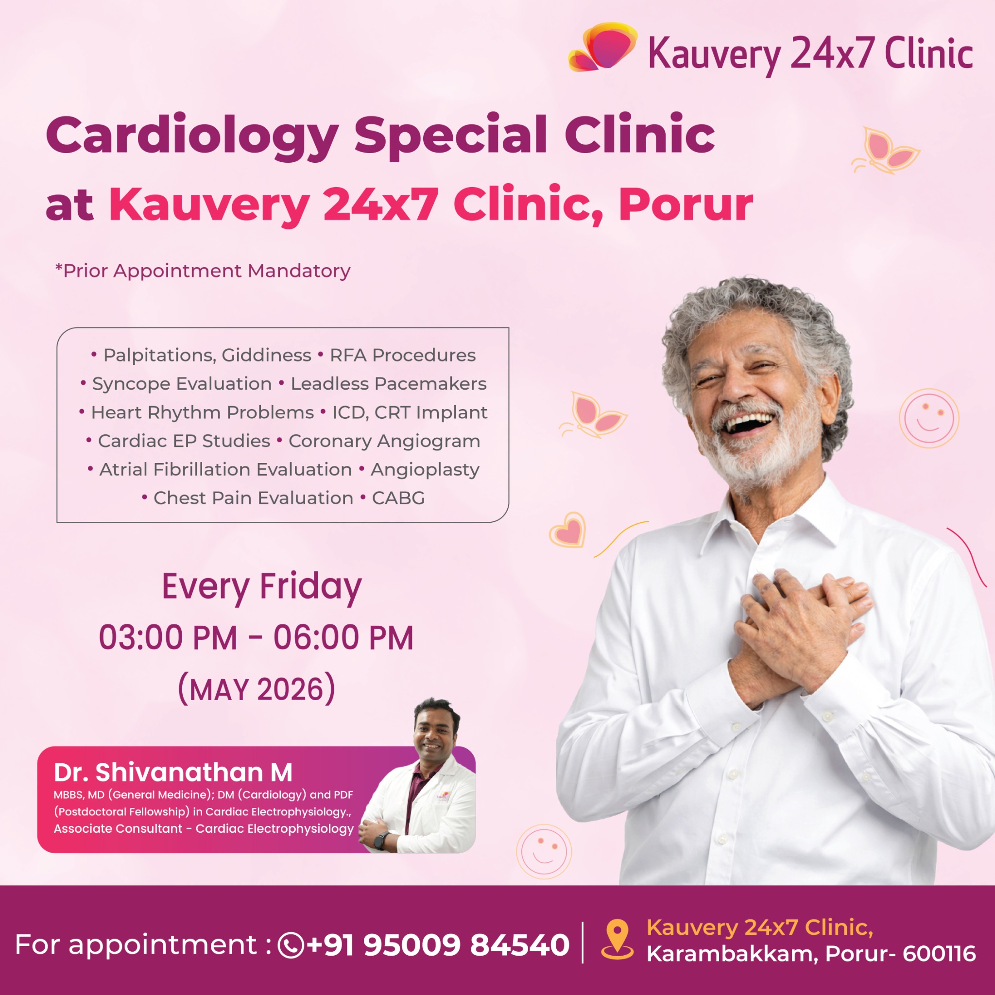 Kauvery Hospital - Chennai Facebook ad: Experiencing palpitations, dizziness, or irregular…