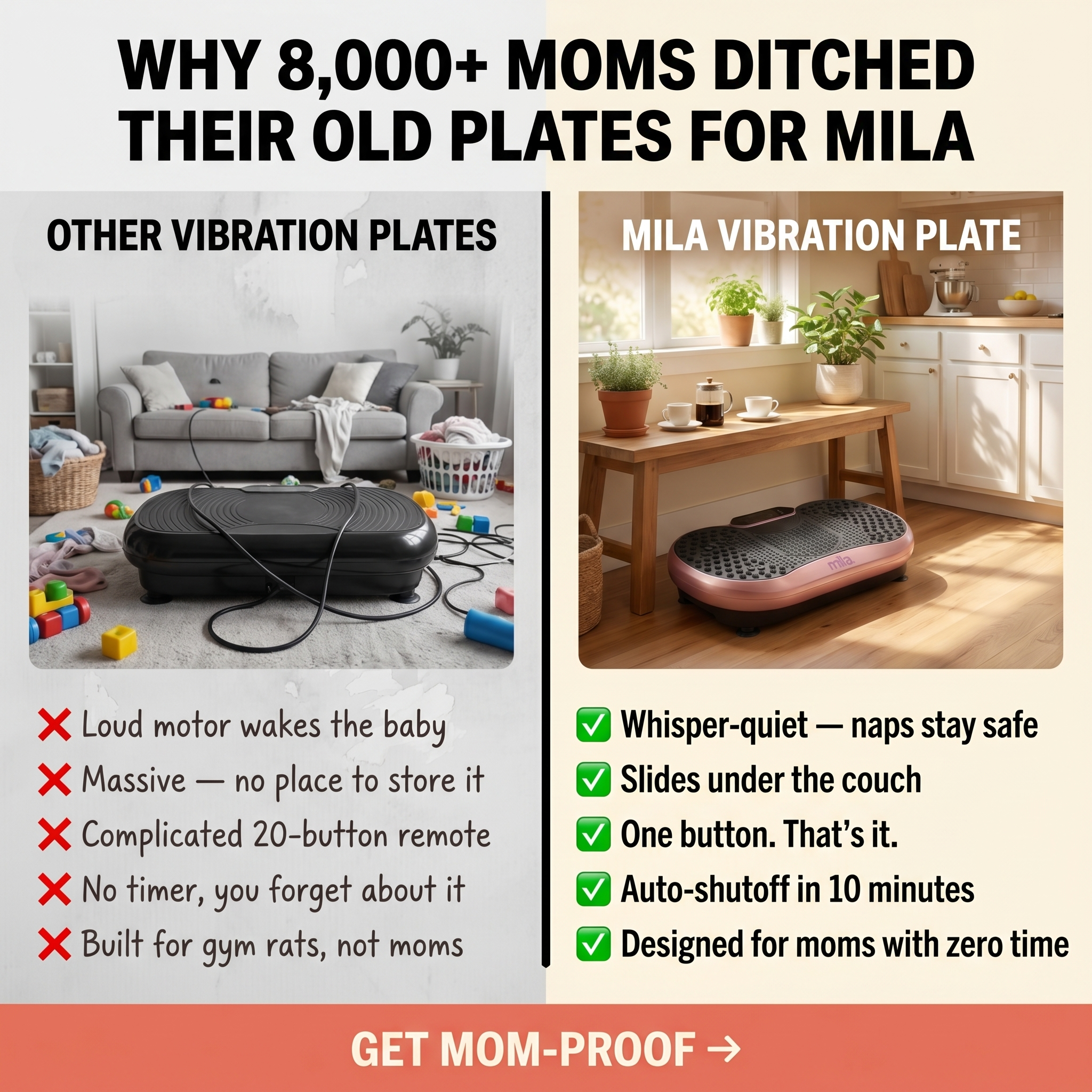 Coach Hannah Ellis - Pilates Coach & Movement Specialist Facebook ad: Why 8,000+ moms quietly switched plates