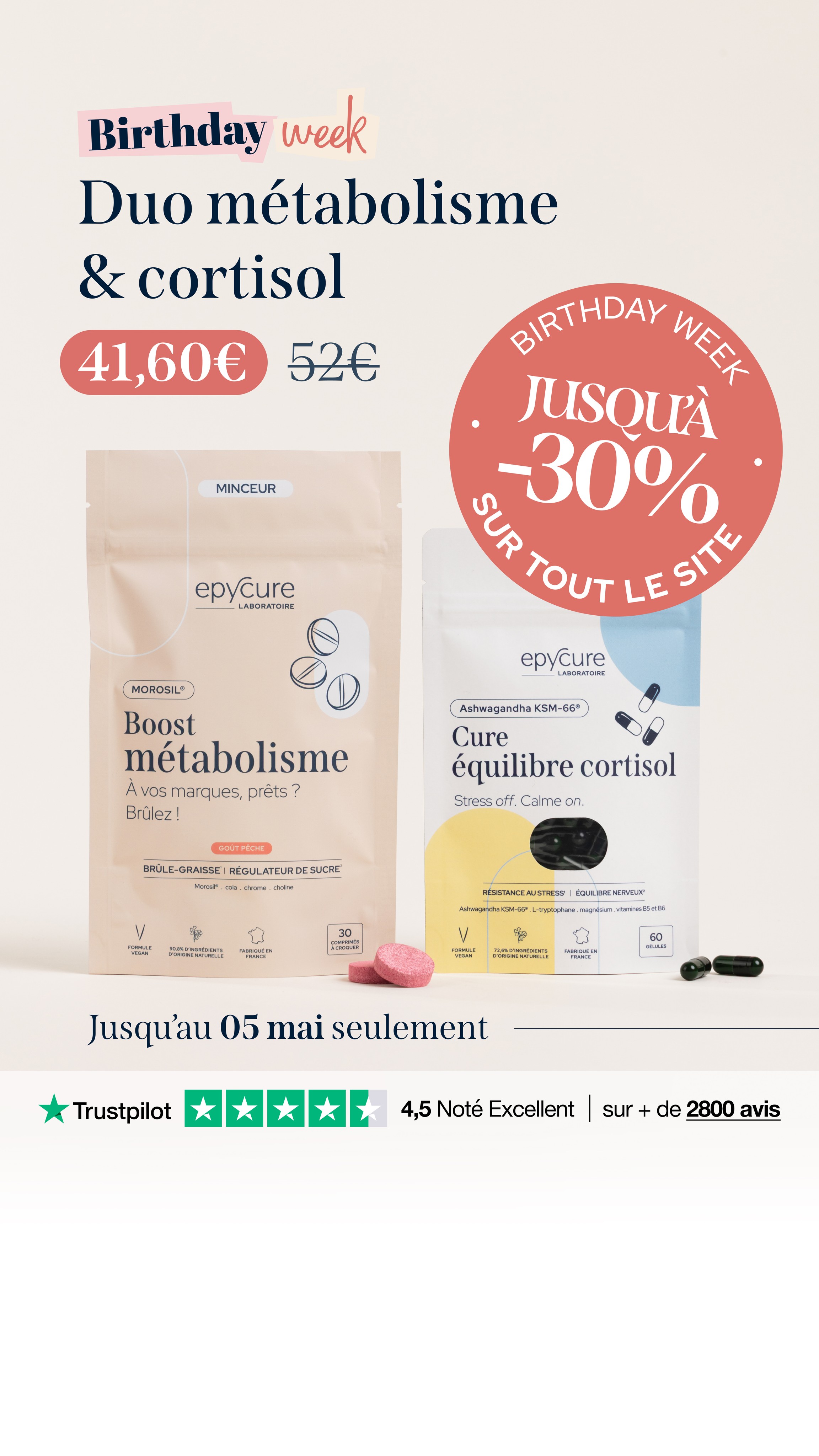 Epycure Facebook ad
