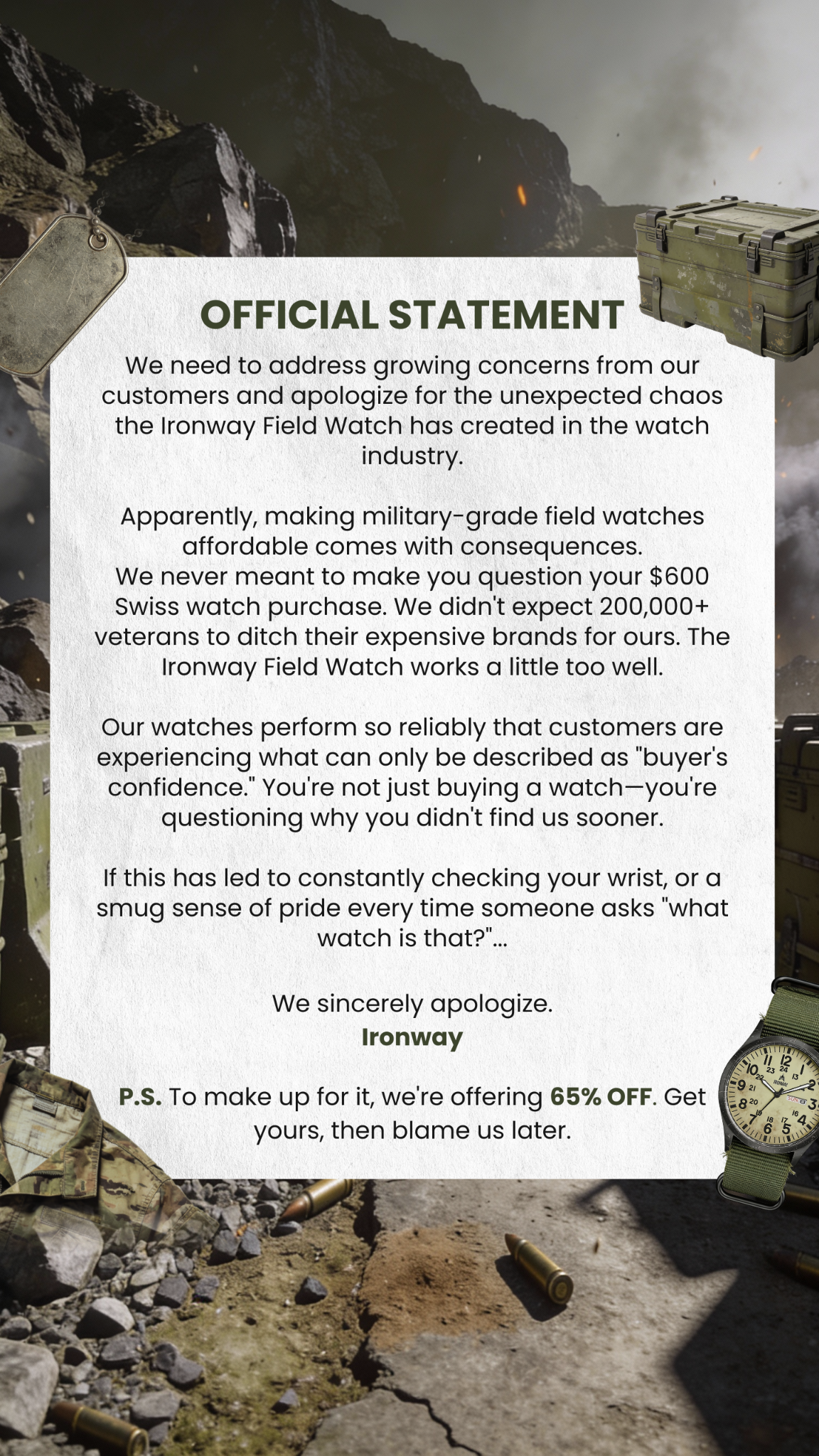 Ironway Facebook ad