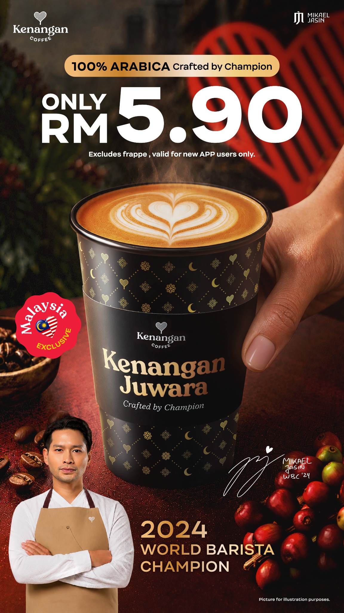 Kenangan Coffee Malaysia Facebook ad from Jul 13, 2026