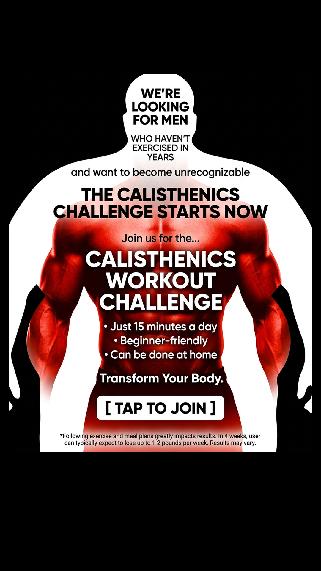 Calisthenics by Ryan Facebook ad