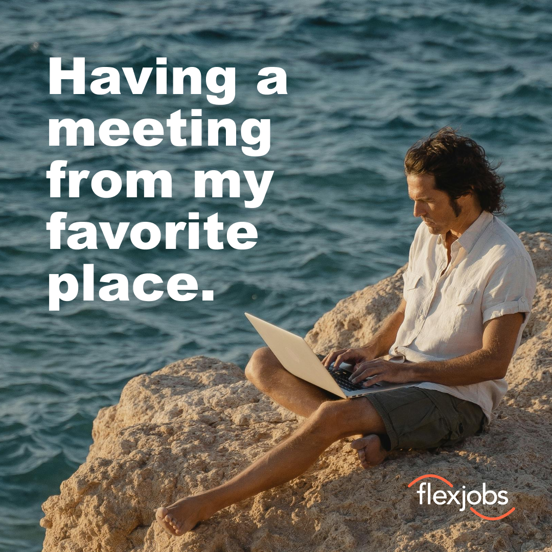 FlexJobs Facebook ad