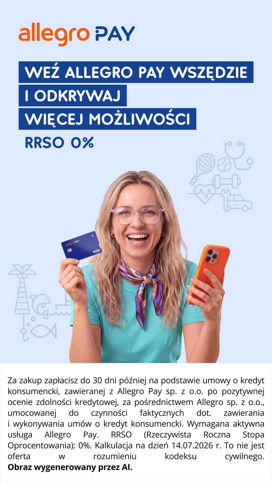 Allegro Facebook ad from Aug 10, 2026