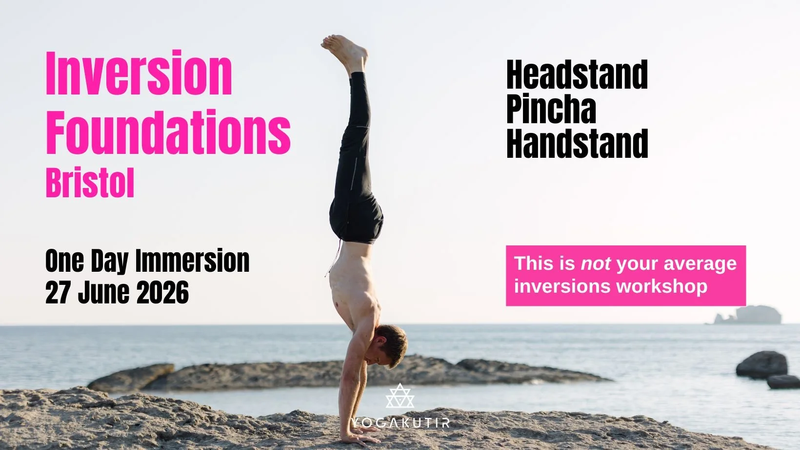 YogaKutir Facebook ad: Yoga Inversions - Bristol