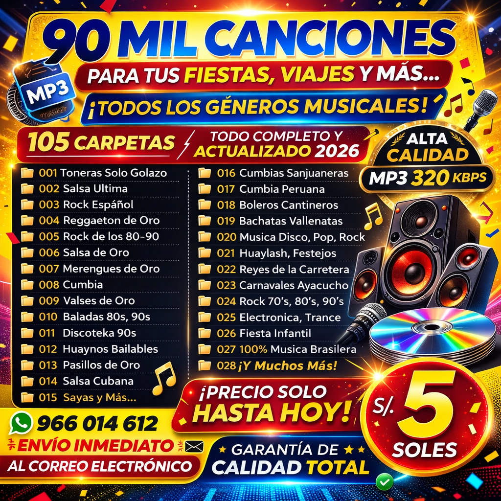 FG Music import PERÚ Facebook ad: PRECIO: 5 SOLES