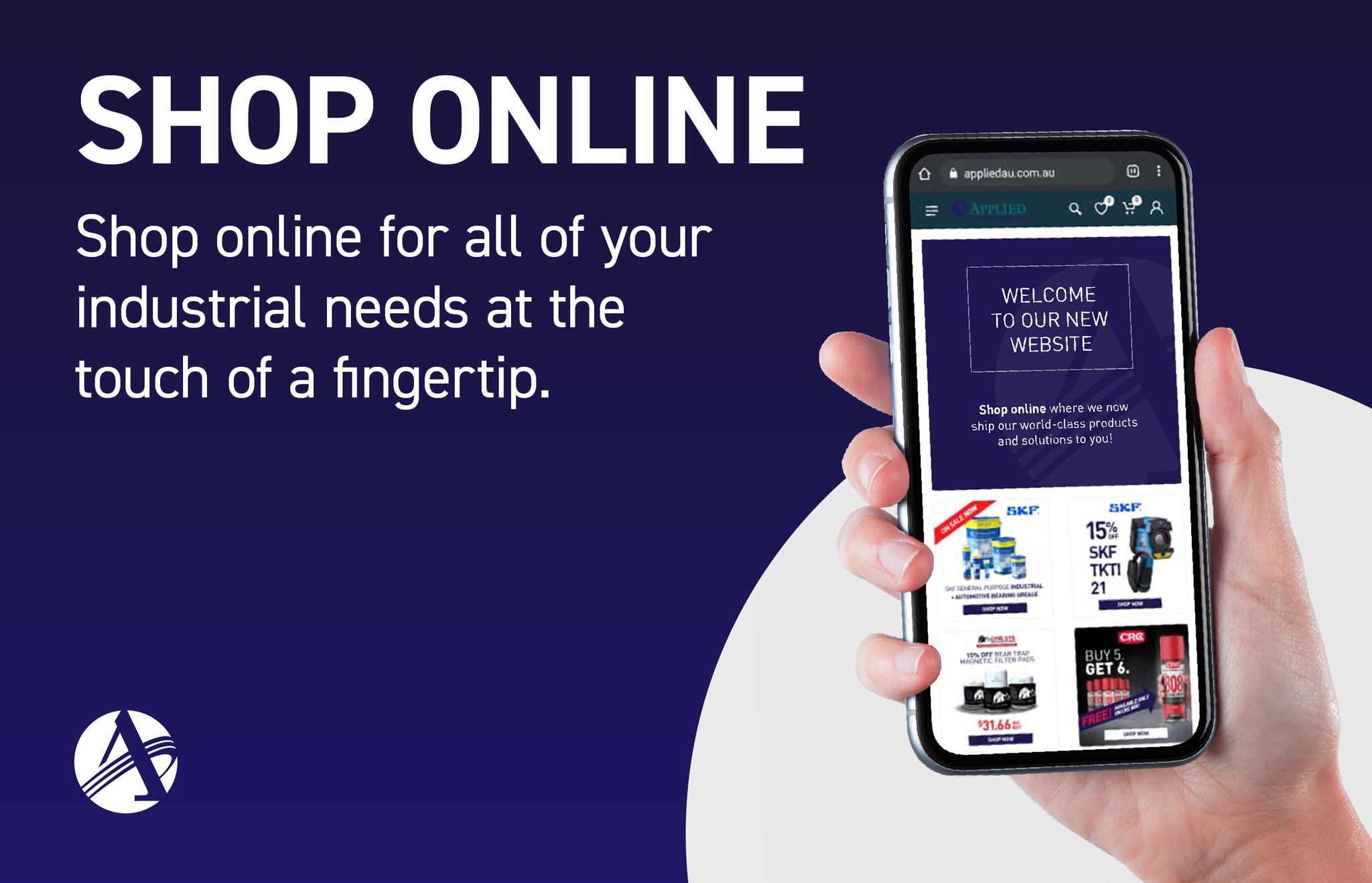Applied Industrial Technologies Australia Facebook ad: Shop Online With Applied