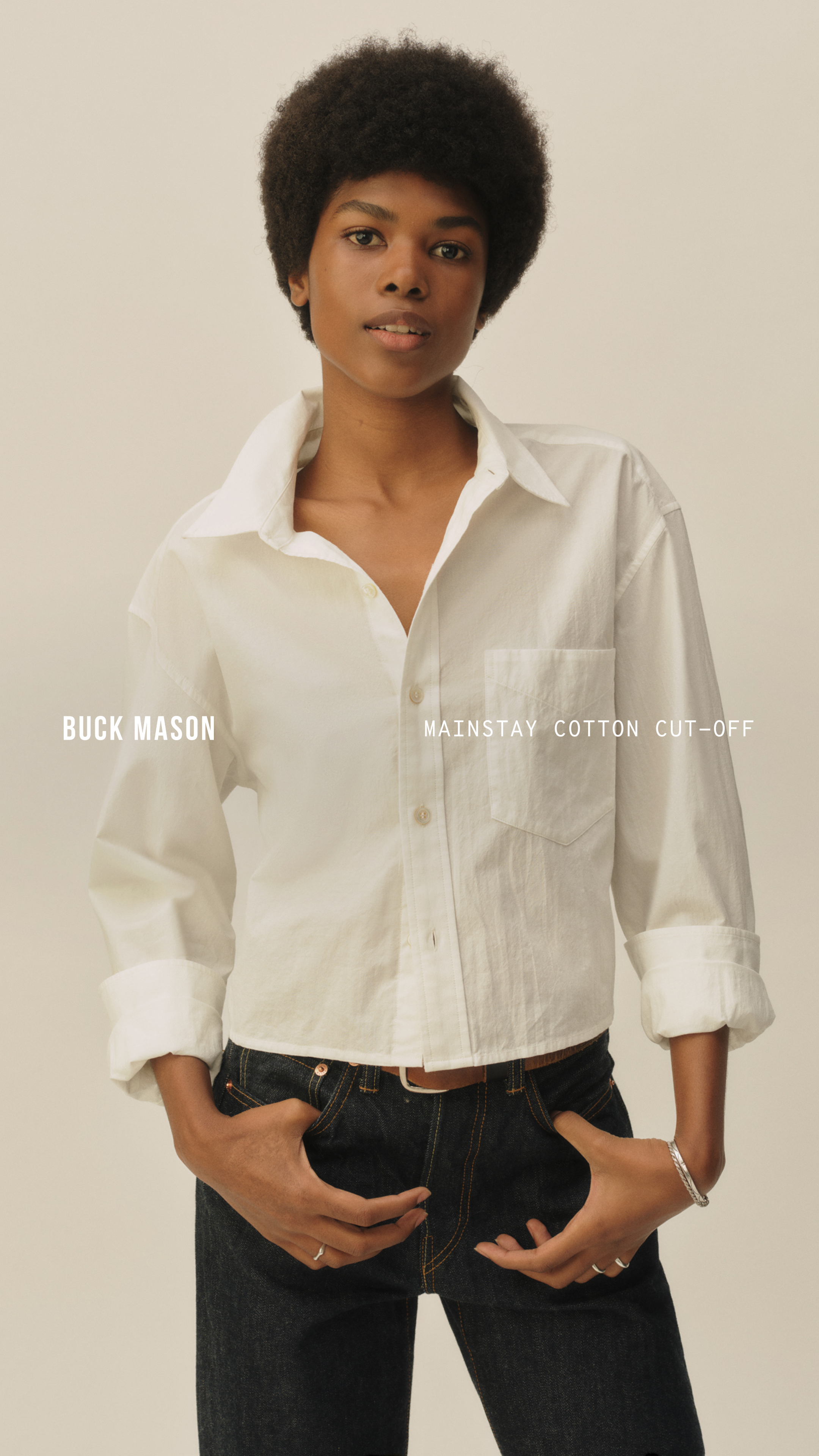 Buck Mason Women's Facebook ad