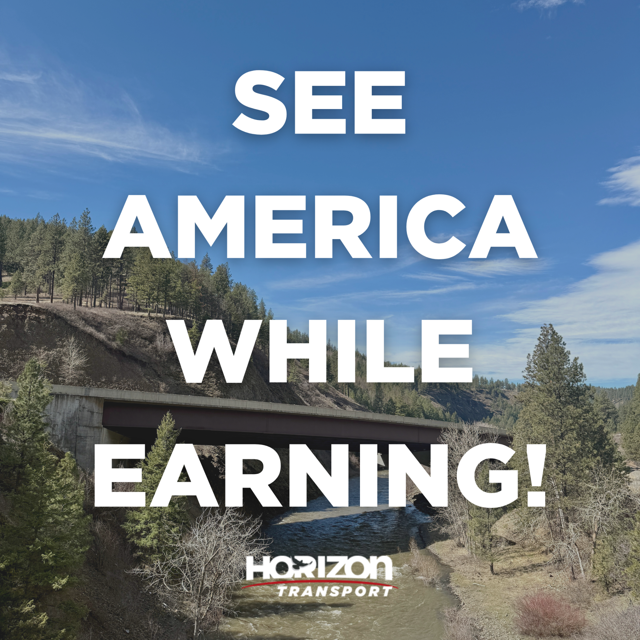Horizon Transport Facebook ad: Join Horizon Transport’s Drive-Away division and get paid…