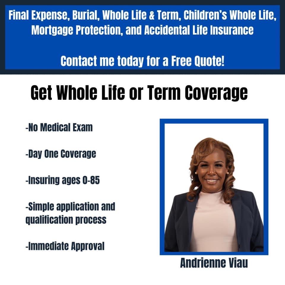 Andrienne Viau Life Insurance Broker Facebook ad: Andrienne Viau - Life Insurance Broker