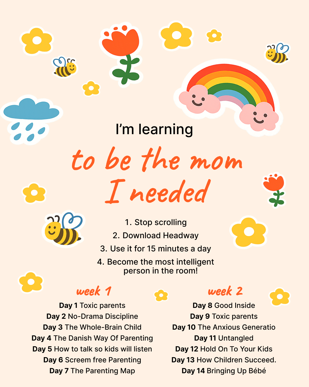 Headway App Facebook ad