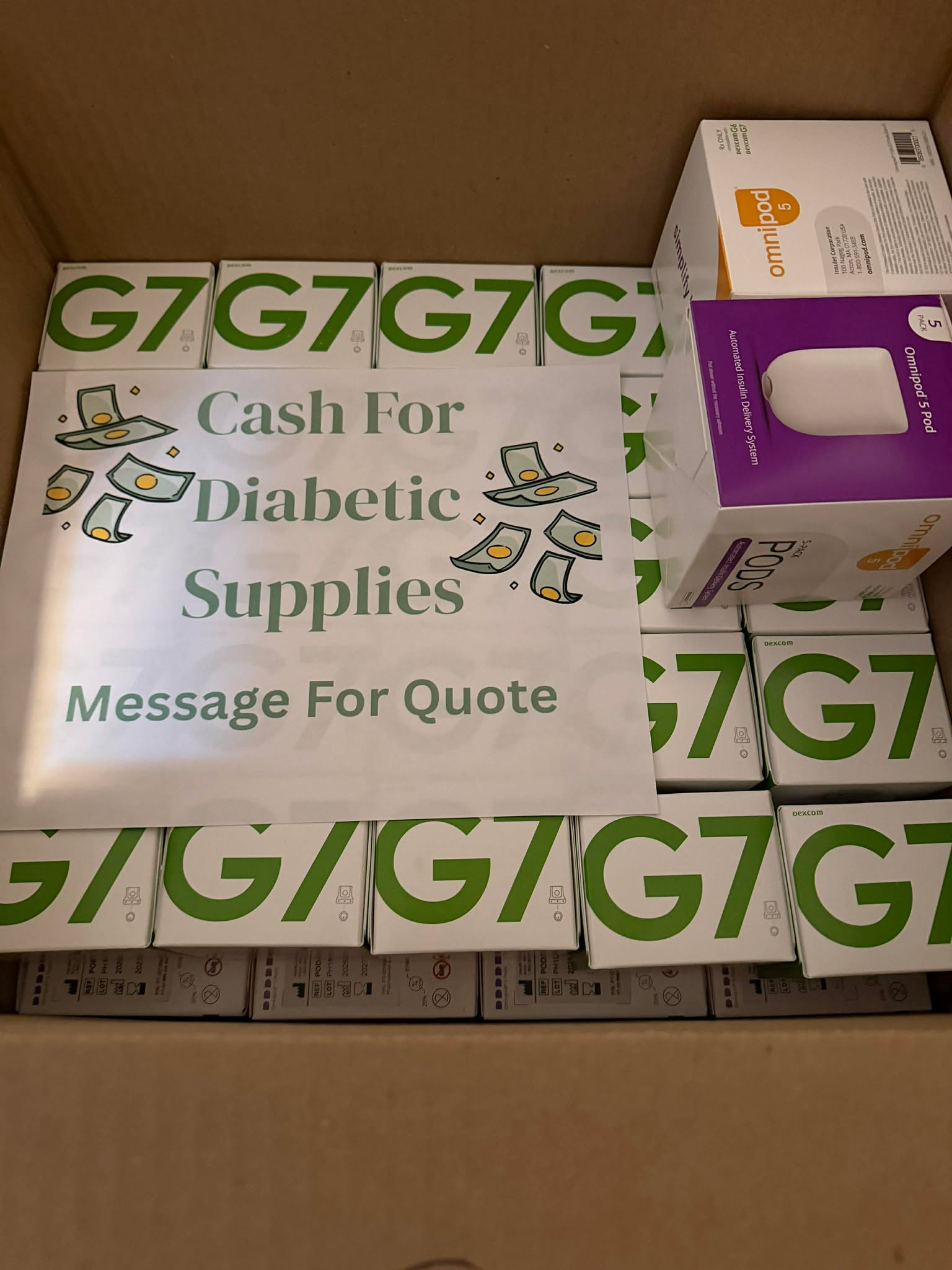 Cash For Diabetic Supplies NC Facebook ad from May 23, 2026