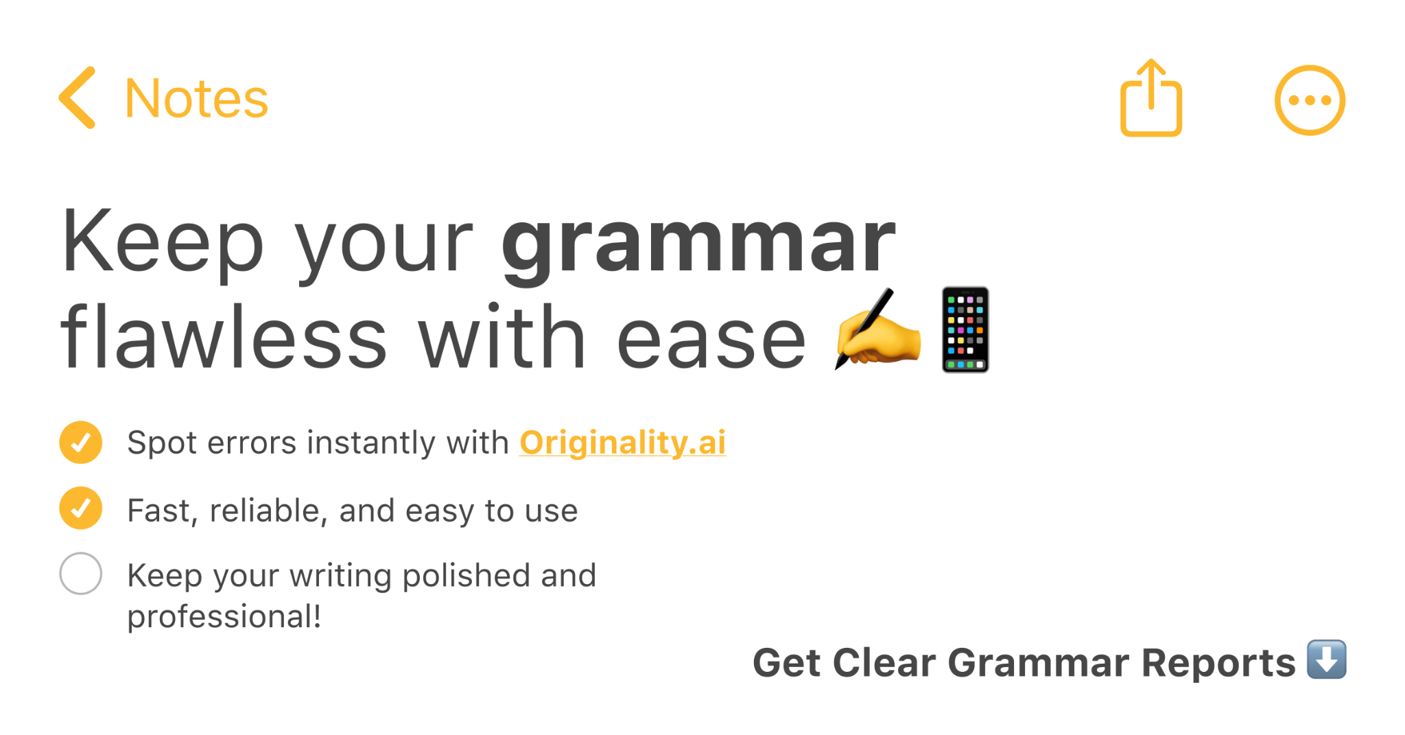Originality.AI - AI Detection and Plagiarism Checking Facebook ad