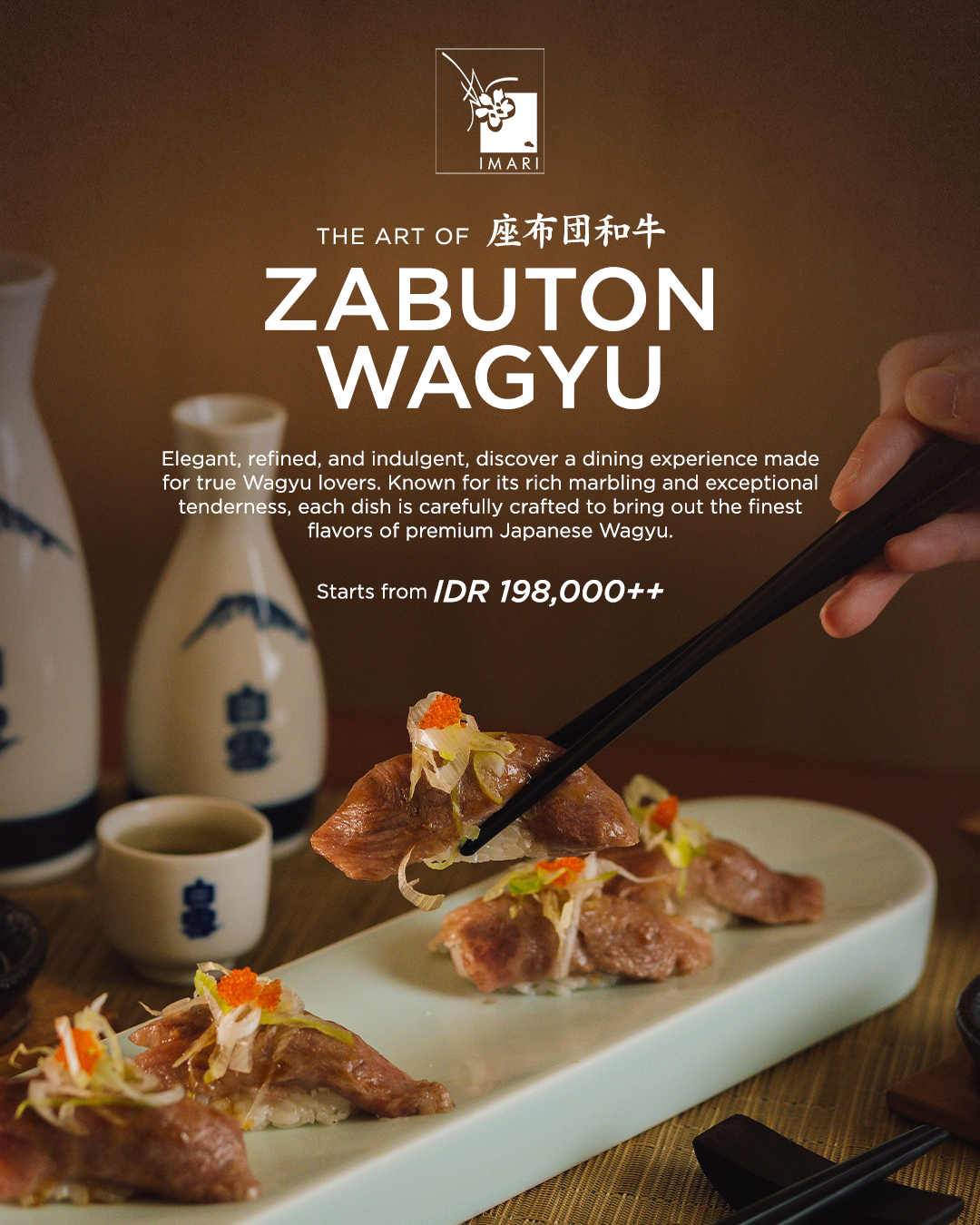 Imari Japanese Restaurant Facebook ad from May 22, 2026
