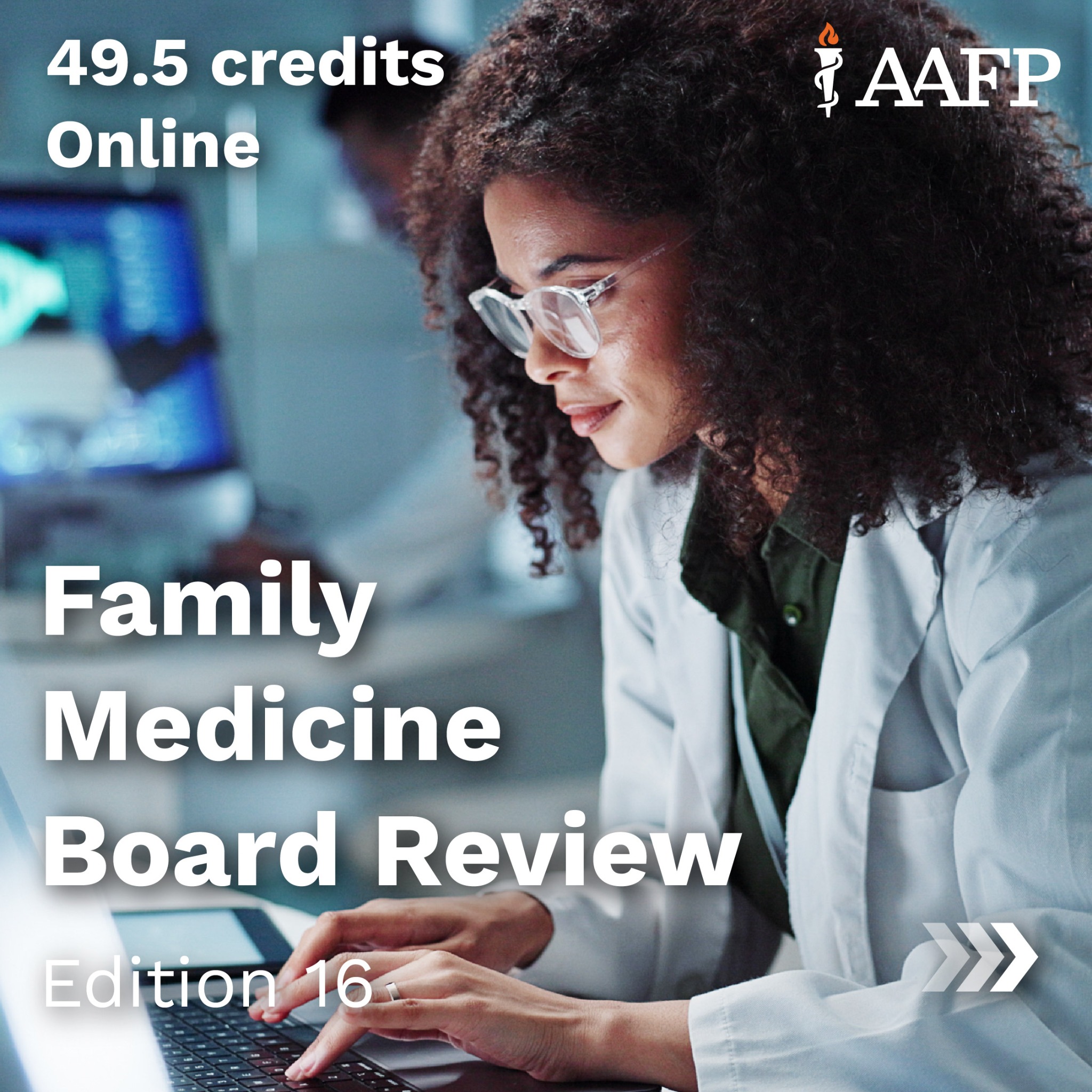 American Academy of Family Physicians (AAFP) Facebook ad: Choose CME that makes a positive difference in…